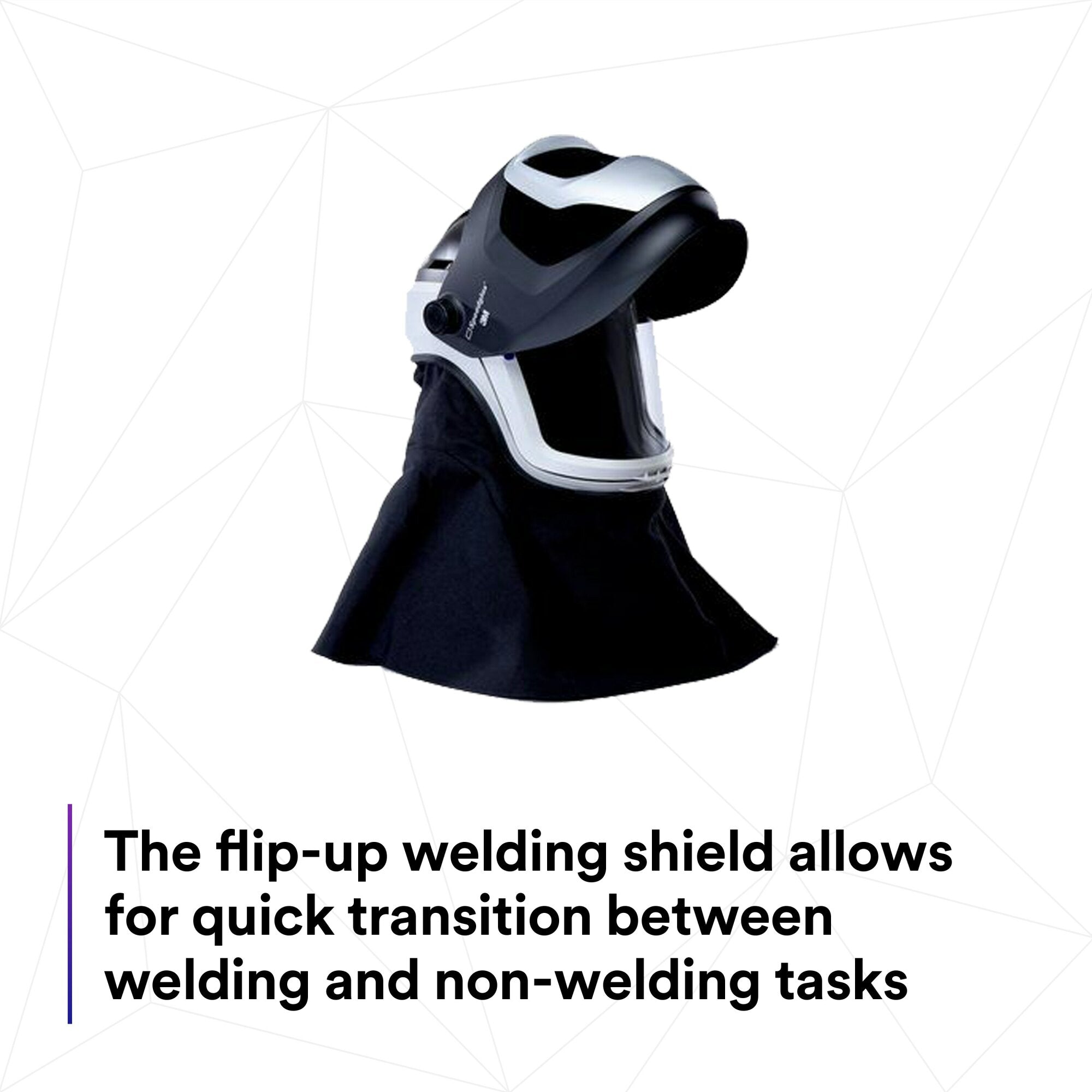 3M Adflo PAPR & Versaflo M Series Welding Helmet Kit with Speedglas Shield - Respiratory Protection for Industrial Welding & Metalworking