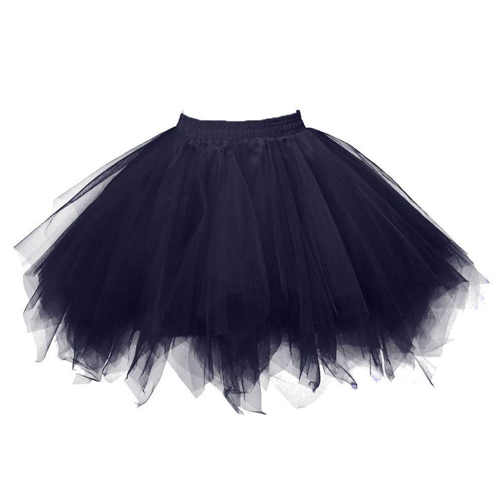 Colorful Women's Tutu Skirt - Ballet Dance Short Pleated Skirt for Performance & Party