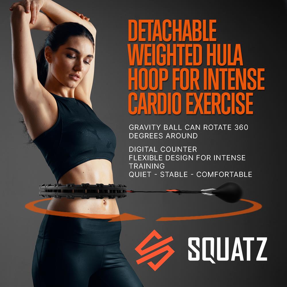 Detachable Hula Hoop with Elastic Ring - Adjustable Weighted Exercise Hoop for Adults & Kids - Perfect for Fitness, Weight Loss & Fun Outdoor Activities