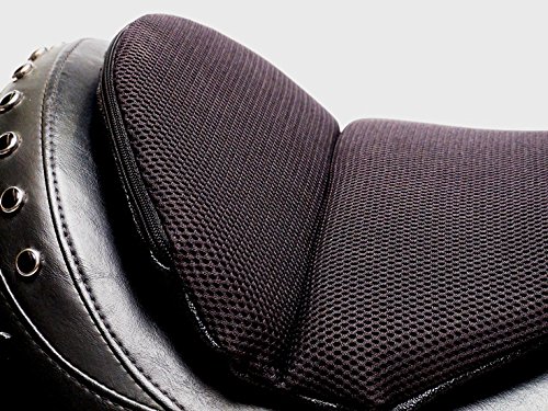 CONFORMAX TOPPER EXCEL ULTRA-FLEX Motorcycle Gel Seat Cushion - JUMBO AIRMAX 22x14x3 - Premium Comfort for Long Rides & Touring - Shock Absorbing Gel Pad for Harley, Cruiser, Sport Bike & ATV Seats
