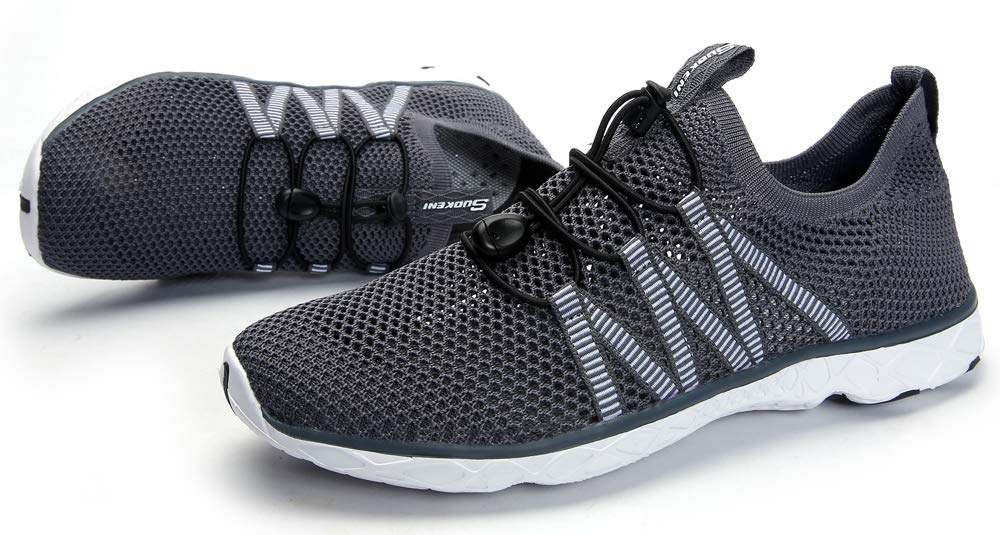 SUOKENI Women's Quick-Dry Slip-On Water Shoes - Lightweight Aqua Socks for Beach, Pool, Surfing & Water Sports | Perfect for Swimming, Yoga & Outdoor Activities