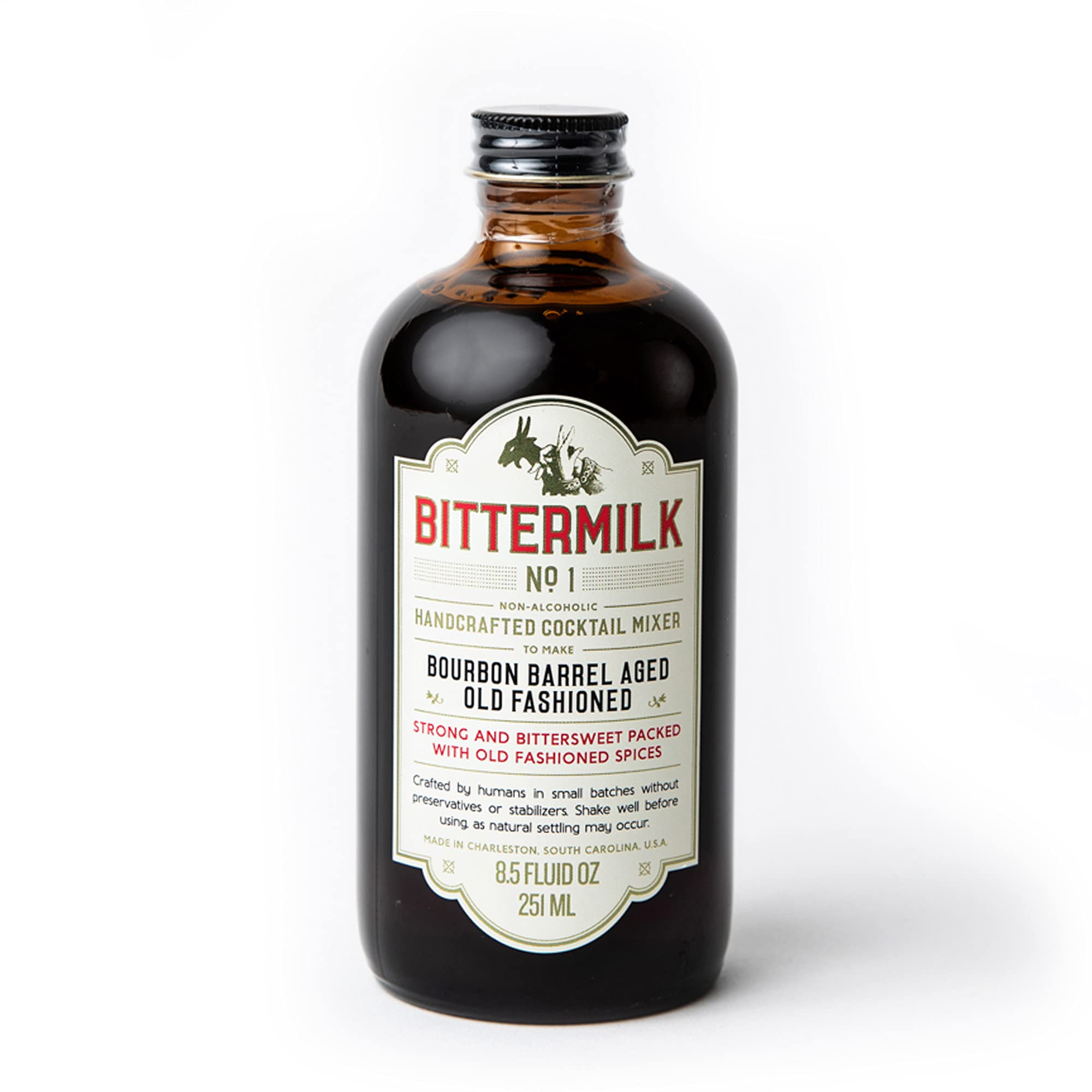 Premium Bittermilk Cocktail Mixer Variety Gift Pack - 6 Bottles Set (No.1-6) - Bourbon Whiskey Mixers for Men & Home Bartenders - Create 100+ Classic Cocktails - Perfect for Parties, Gifts & Home Bars