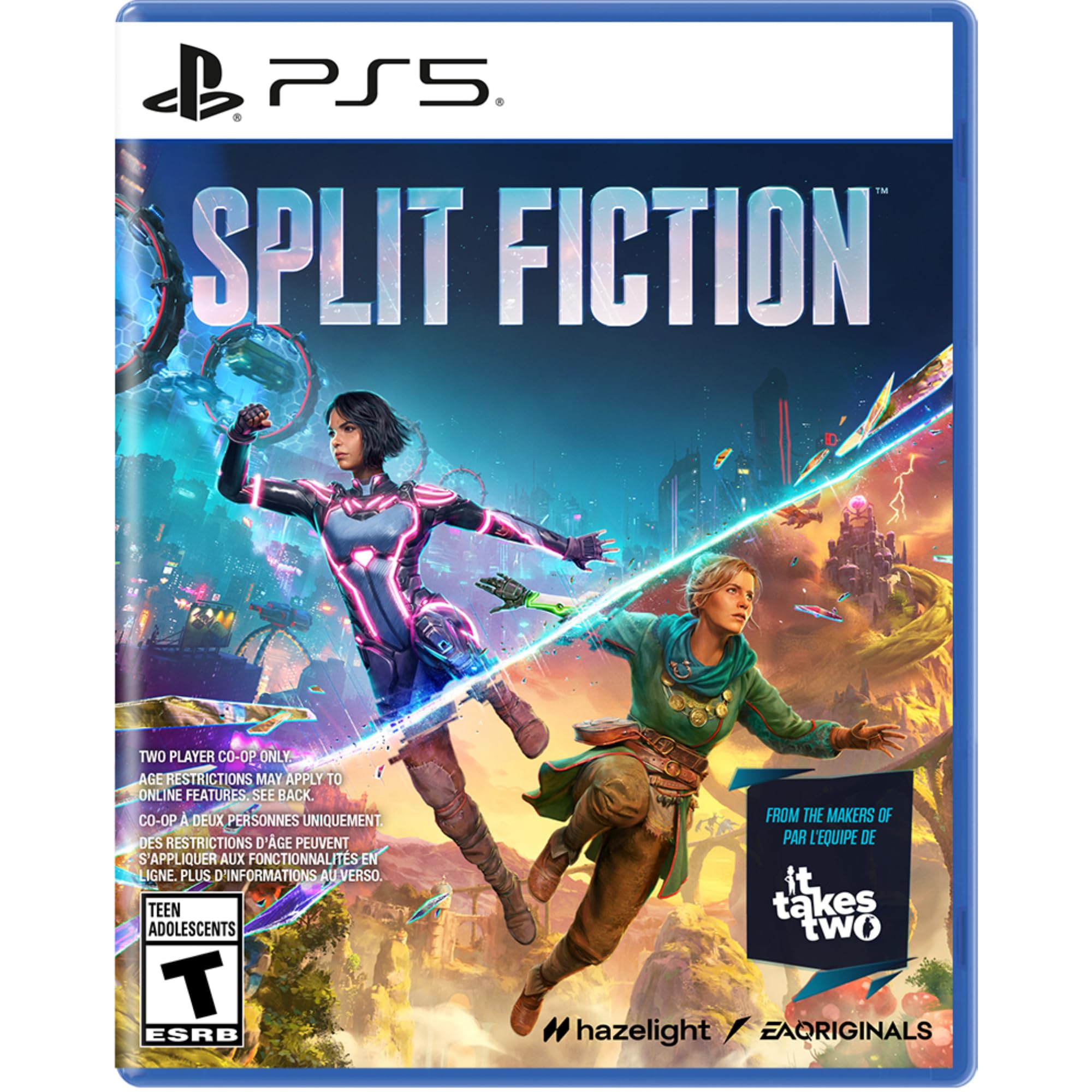 Split Fiction PlayStation 5 (PS5) Console - Next-Gen Gaming System with Ultra HD Graphics & 3D Audio | Perfect for 4K Gaming, Streaming & Virtual Reality