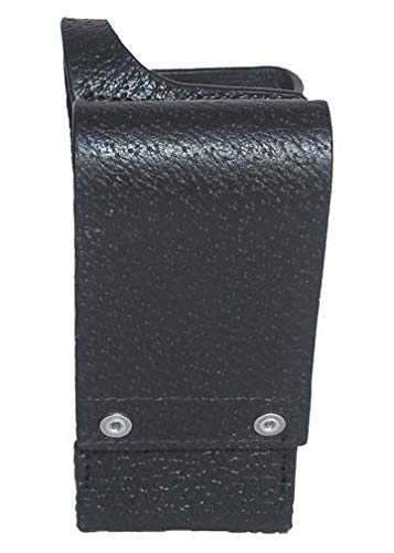 Durable Leather Carry Case for Motorola MOTOTRBO XPR 7350e Two-Way Radio - Swivel Belt Loop & Non-Display Design - Perfect for Construction, Security & Outdoor Work