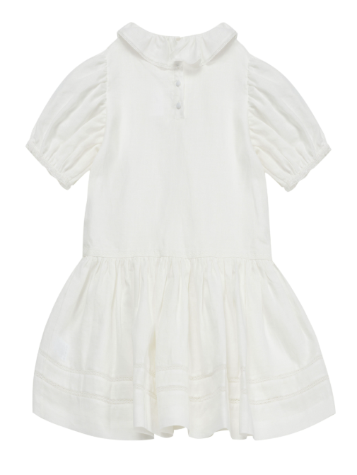 CERA UNA VOLTA Joanna Dress for Girls Ages 2-10 Years | Floral Cotton Summer Dress | Perfect for Birthday Parties, School Events & Family Photos