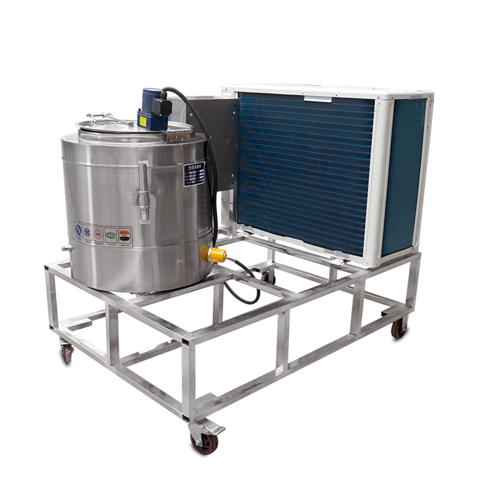 Kolice 50L Commercial Refrigerated Pasteurization Machine with Cooling Function - Milk, Juice, Beer & Sauce Sterilizer for Dairy, Brewery & Food Processing Industry | Perfect for Small Businesses & Commercial Kitchens