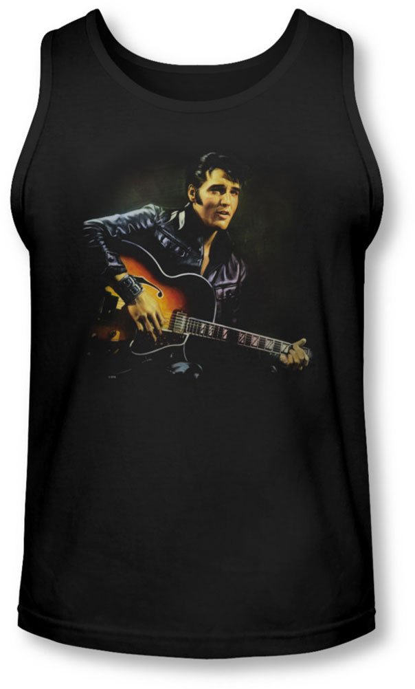 Elvis Presley 1968 Vintage Mens Tank Top - Retro Muscle Shirt for Concerts, Parties & Casual Wear