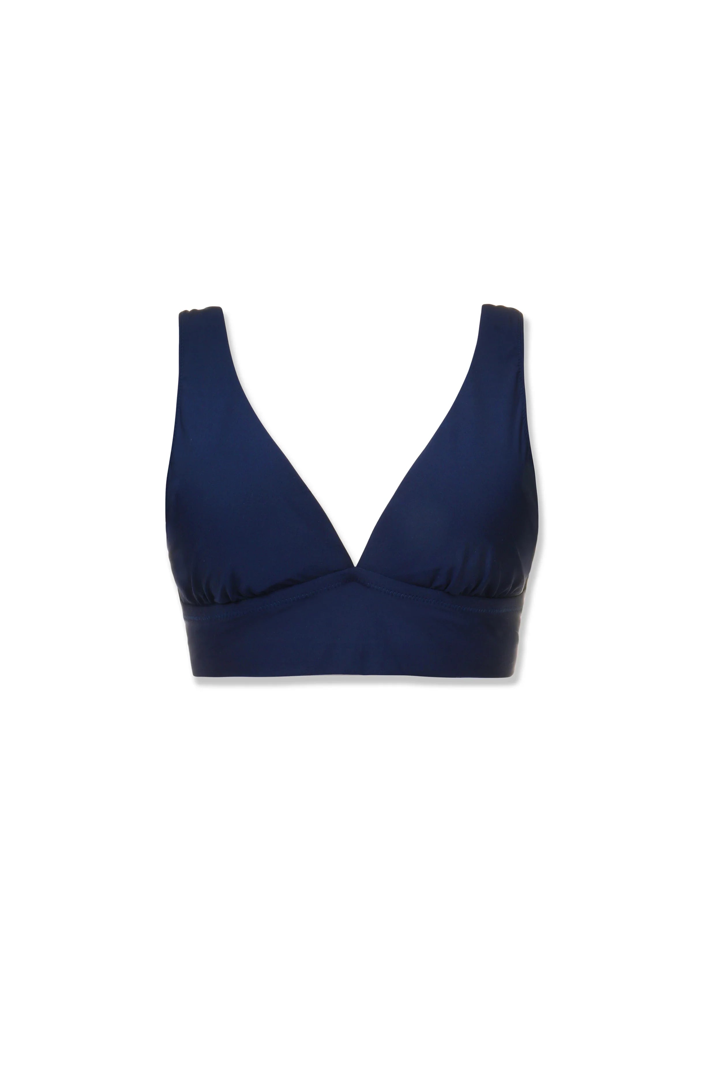 Solstice Comfortable Wireless Bra for Women - Navy Blue Seamless Underwire-Free Support - Perfect for Yoga, Workouts & Everyday Wear