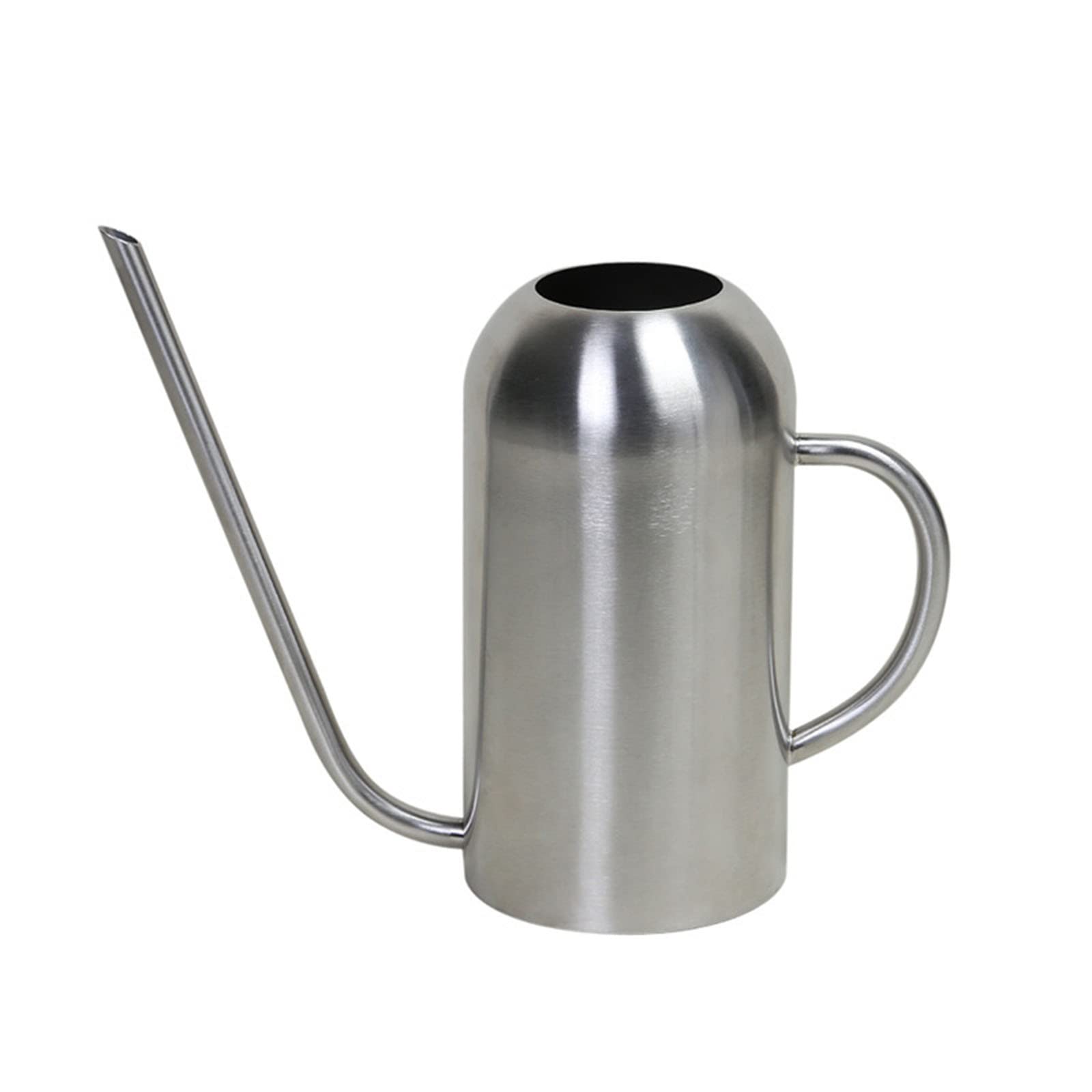 Comigeewa 1.5L Stainless Steel Watering Can with Long Spout - Leak-Proof Metal Watering Pot for Indoor & Outdoor Plants, Garden, Flowers, and Houseplants