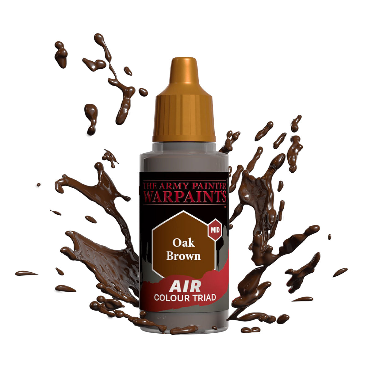 Warpaints Air: Premium Oak Brown Acrylic Paint for Miniatures & Models - Perfect for War Gaming, Tabletop, and DIY Crafts