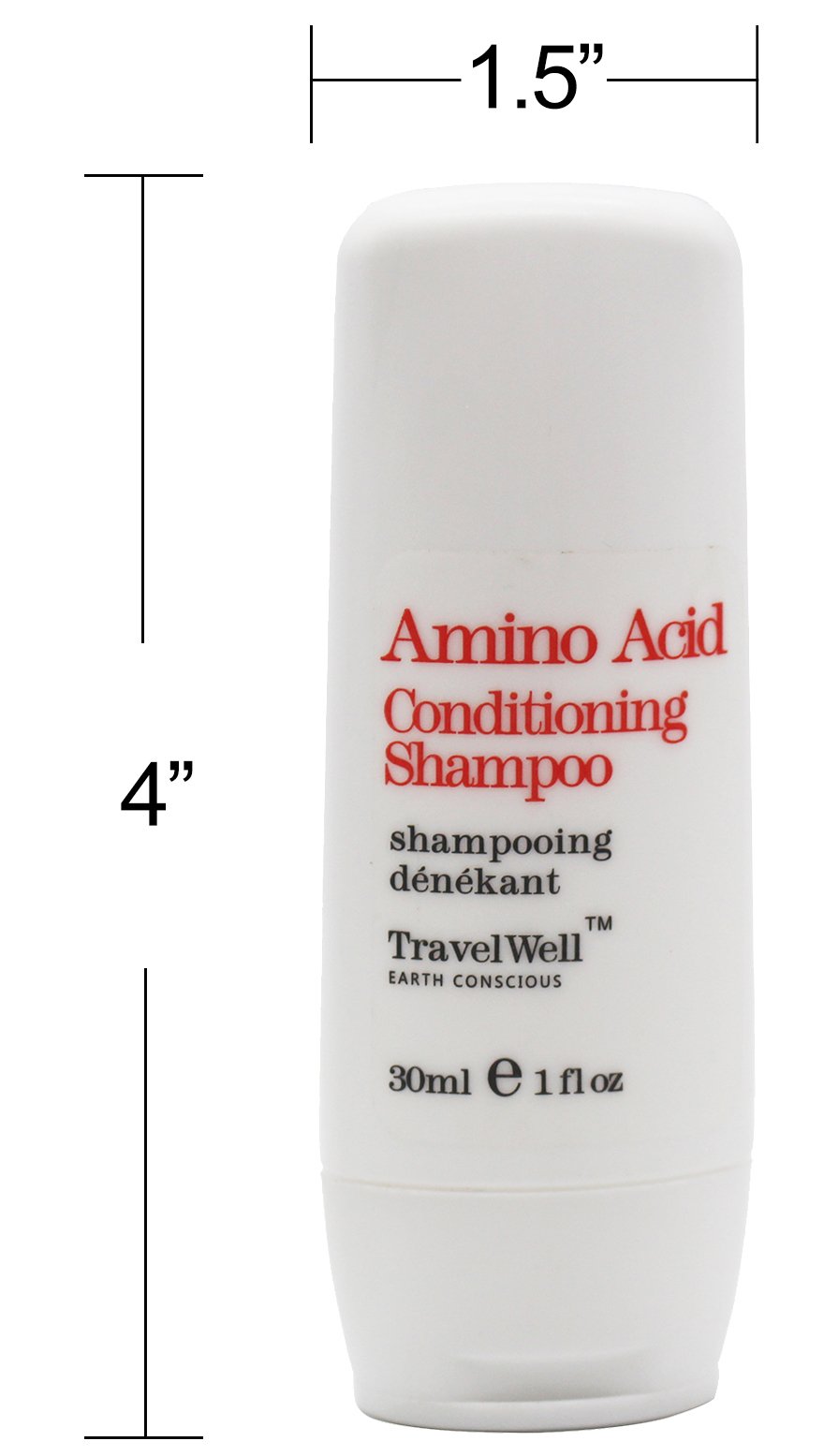 Bulk Hotel Shampoo & Conditioner 2-in-1 Travel Size (1.0 Fl Oz/30ml) - 50 Individually Wrapped Bottles per Box | Premium Guest Amenities for Hotels, Spas & Travel Toiletries | Perfect for Hospitality Industry & Vacation Essentials