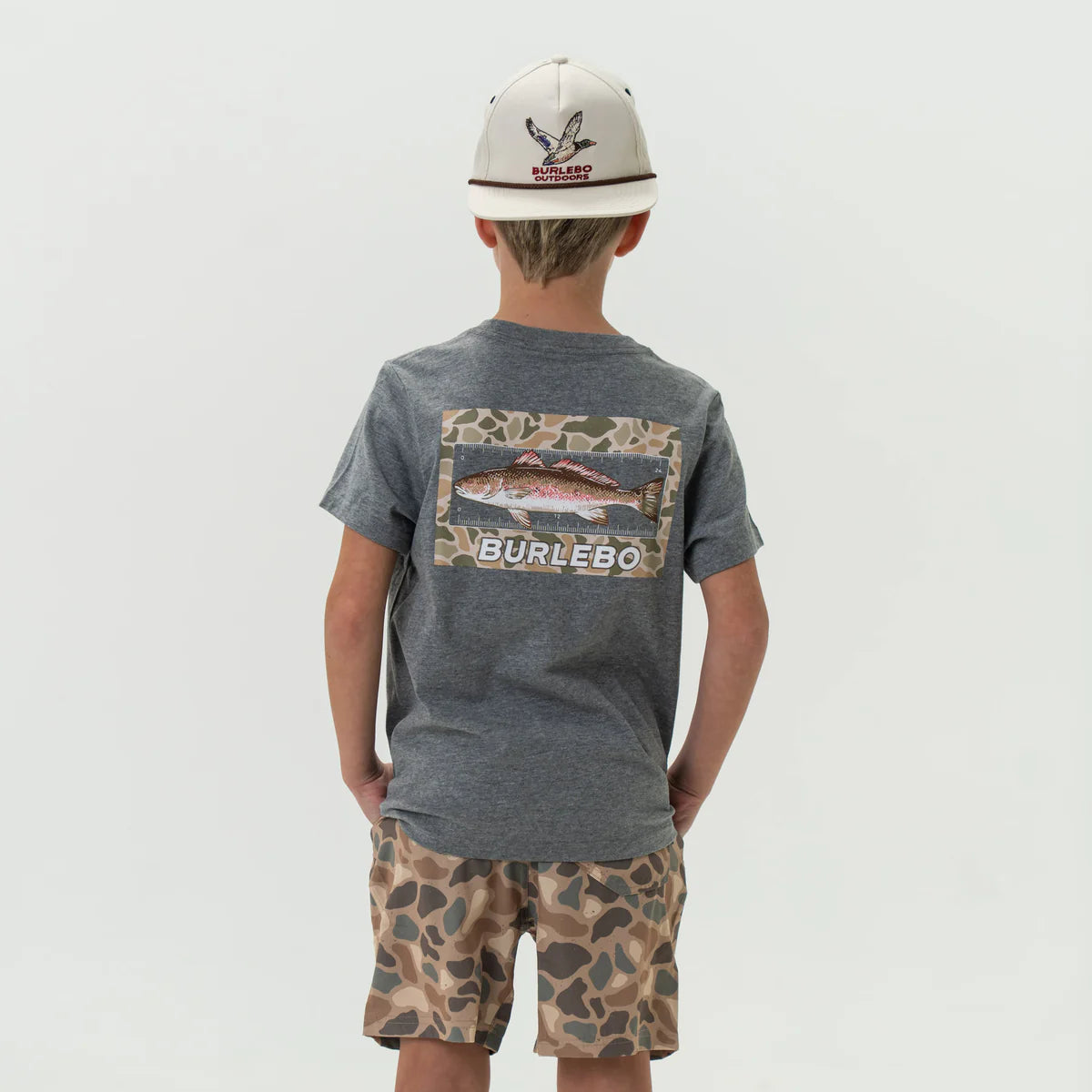 Burlebo Keeper Redfish T-Shirt - Comfortable Fishing Tee for Men - Perfect for Saltwater Fishing, Outdoor Adventures & Casual Wear