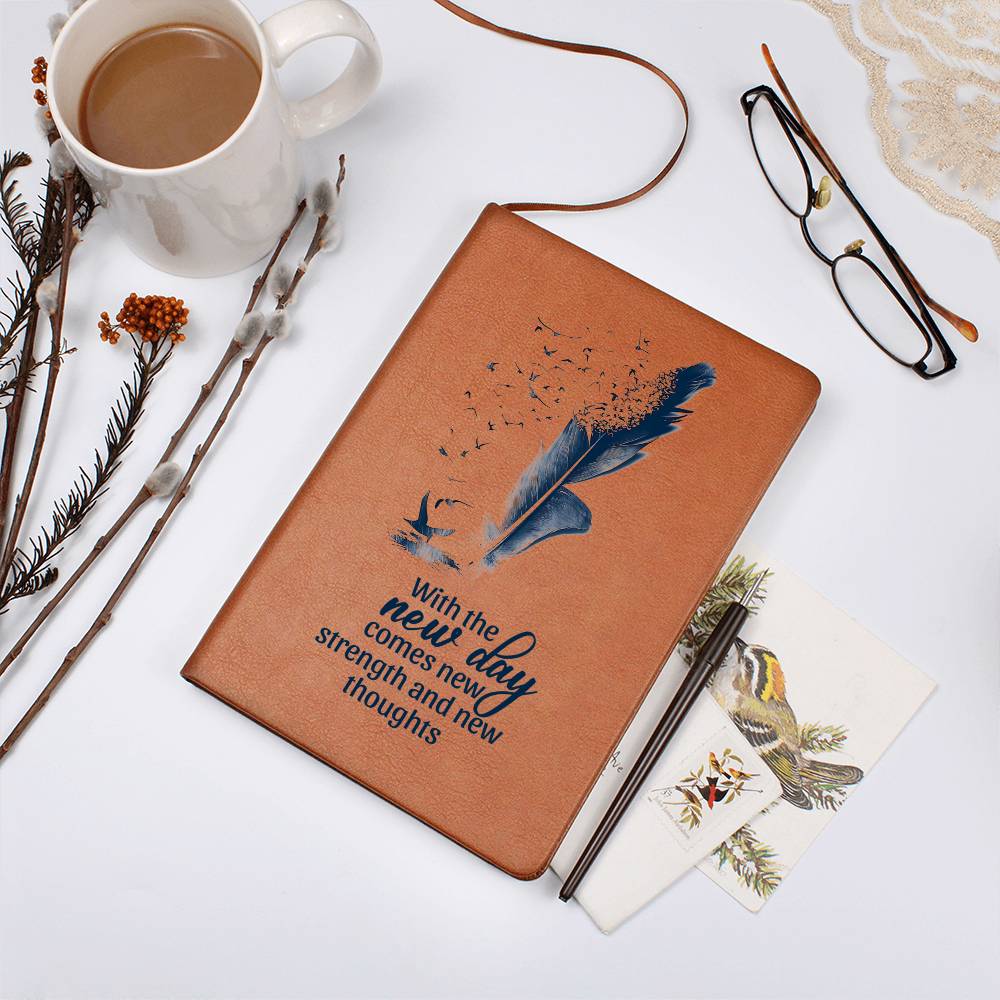 Premium Leather Writing Journal - Elegant & Durable Notebook for Daily Reflections, Gift Ideas & Creative Writing - Perfect for Journaling, Note Taking & Thought Organization