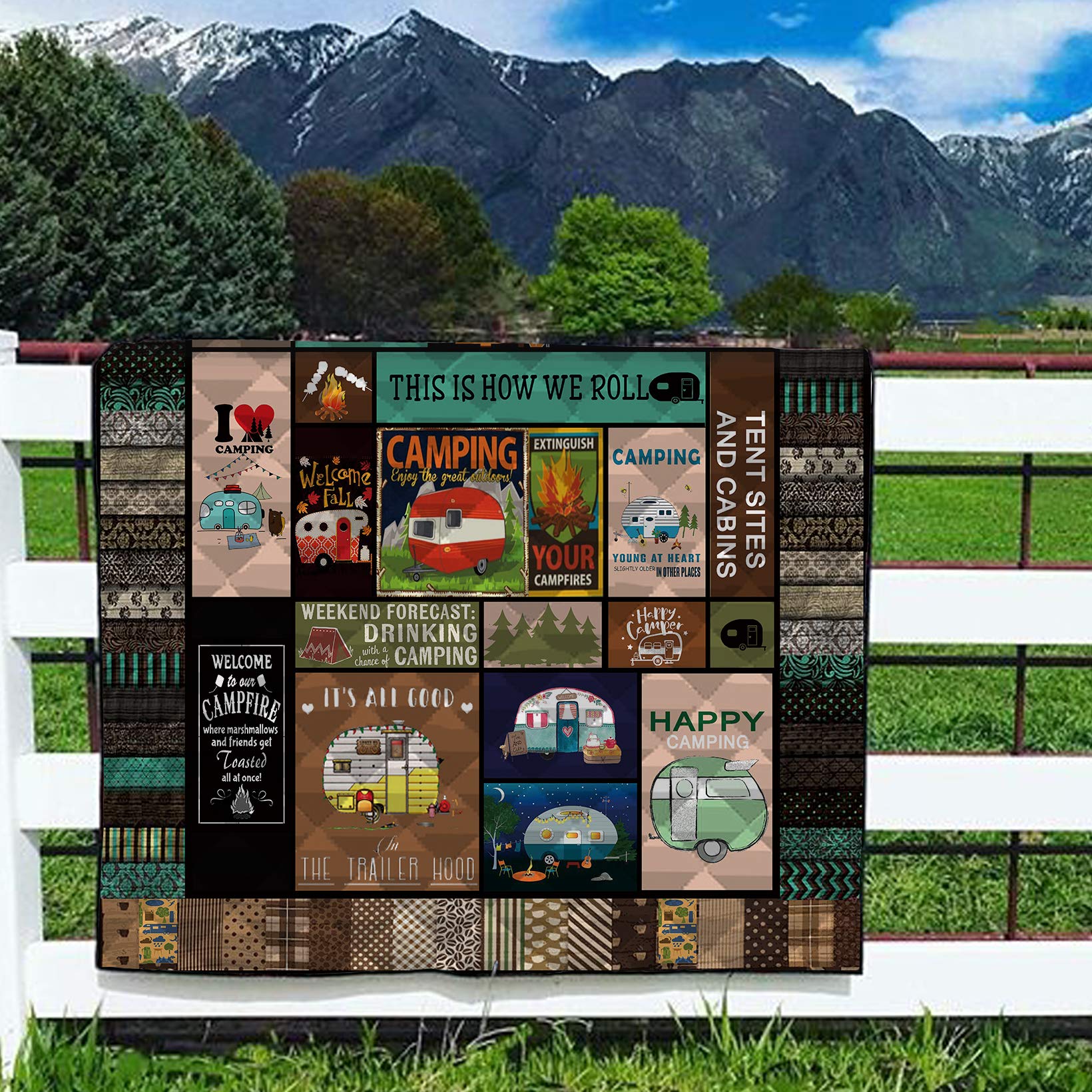 Custom Kids Quilted Blanket 38