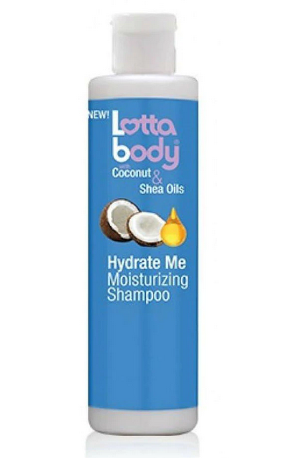 LOTTABODY HYDRATE ME Moisturizing Shampoo for Dry & Damaged Hair - Hydrating & Nourishing Hair Care with Coconut Oil - Perfect for Daily Use & Salon Results at Home