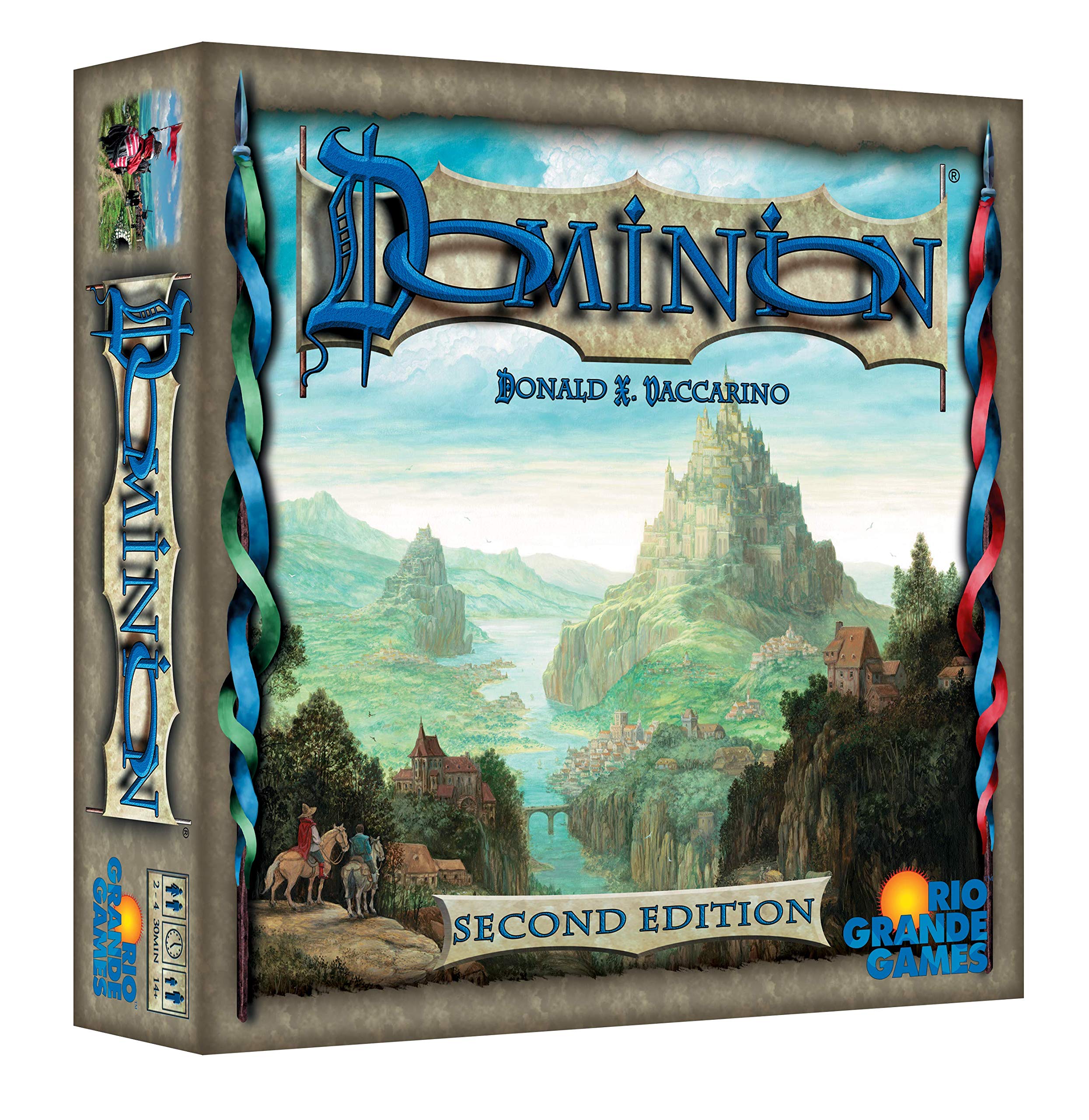 Dominion 2nd Edition Deck Building Strategy Card Game - 2-4 Players, Ages 13+ | Updated Cards & Artwork | Family Board Game Night & Party Entertainment