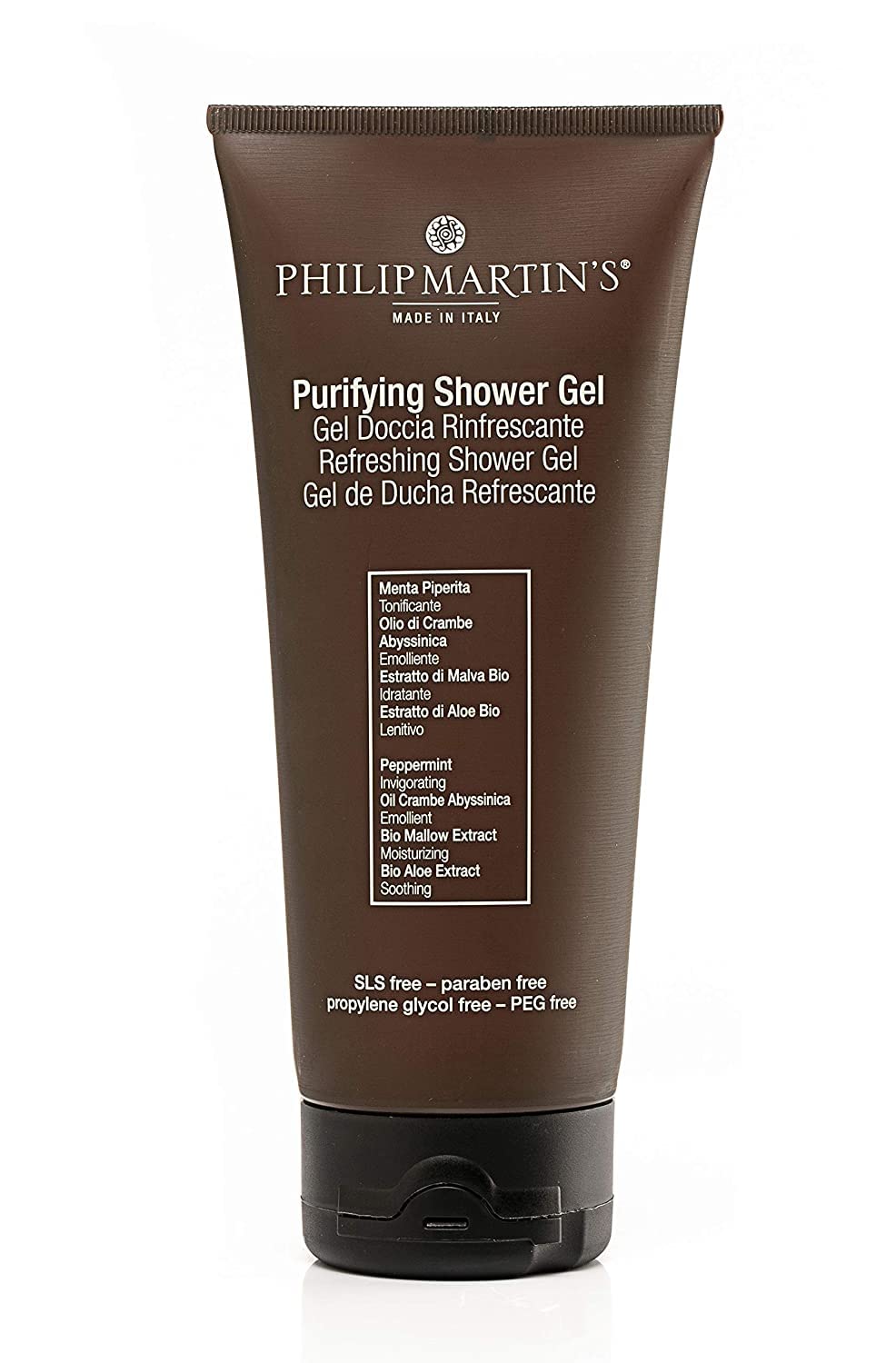 Philip Martin's Purifying Shower Gel - Refreshing Scented Body Wash for Men & Women (6.8 oz) | Deep Cleansing & Hydrating Formula | Perfect for Daily Use, Gym, Travel & Sensitive Skin