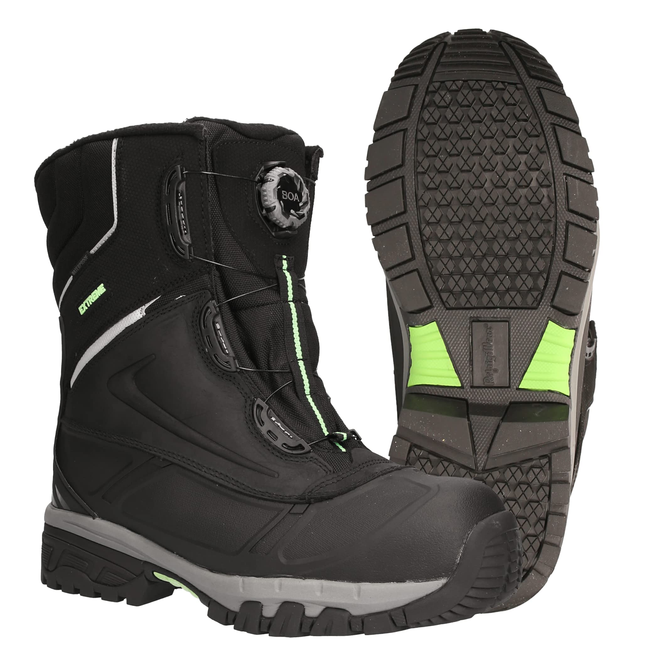 RefrigiWear Extreme Pac Boots for Men - Waterproof Winter Work Boots with -60°F Comfort Rating - Ideal for Construction, Hunting & Outdoor Activities in Extreme Cold Weather