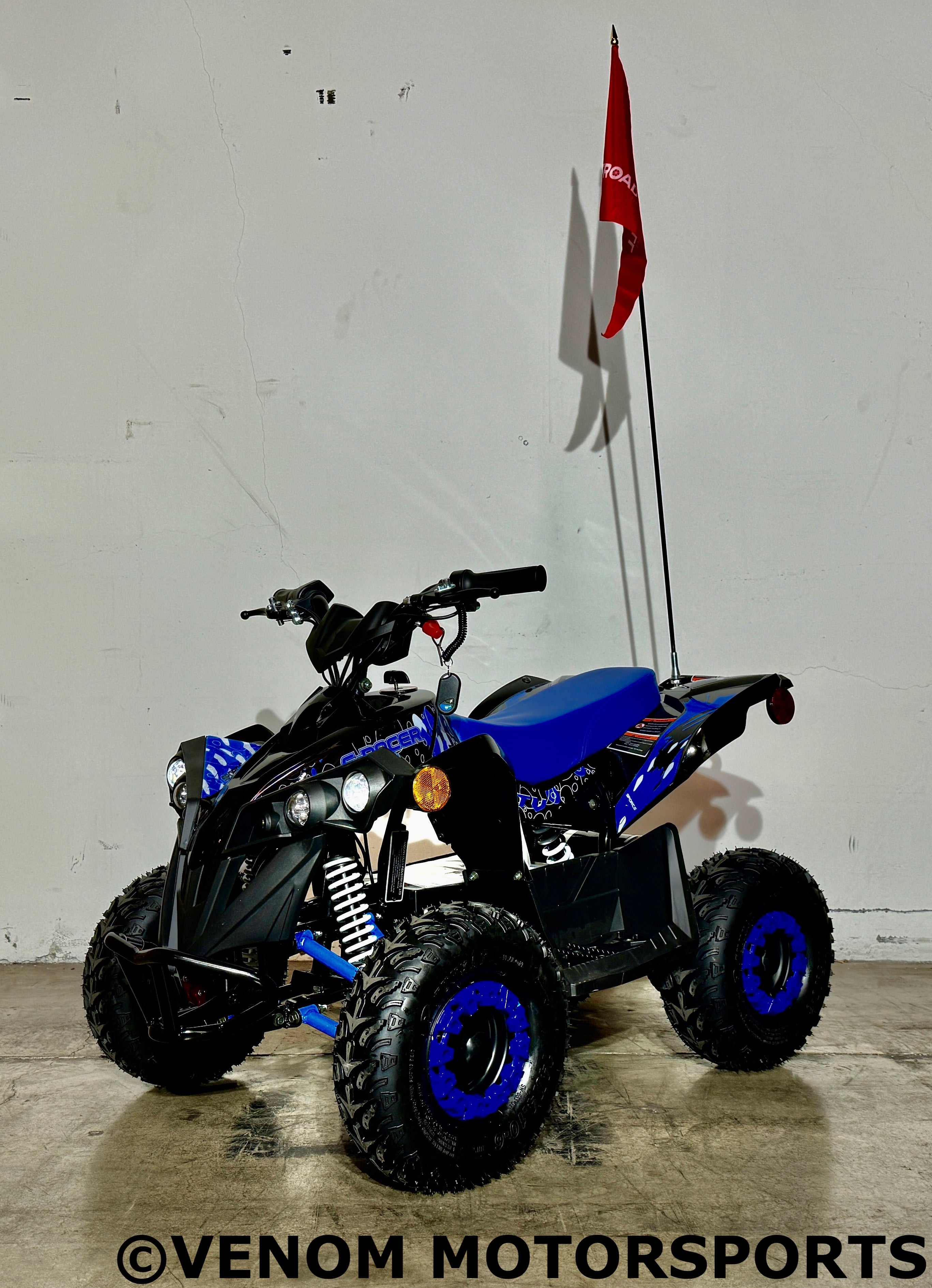 Venom E Racer 1000W 36V Electric ATV for Adults - Off-Road Adventure, Hunting & Farm Work - Powerful All-Terrain Vehicle with Long Battery Life