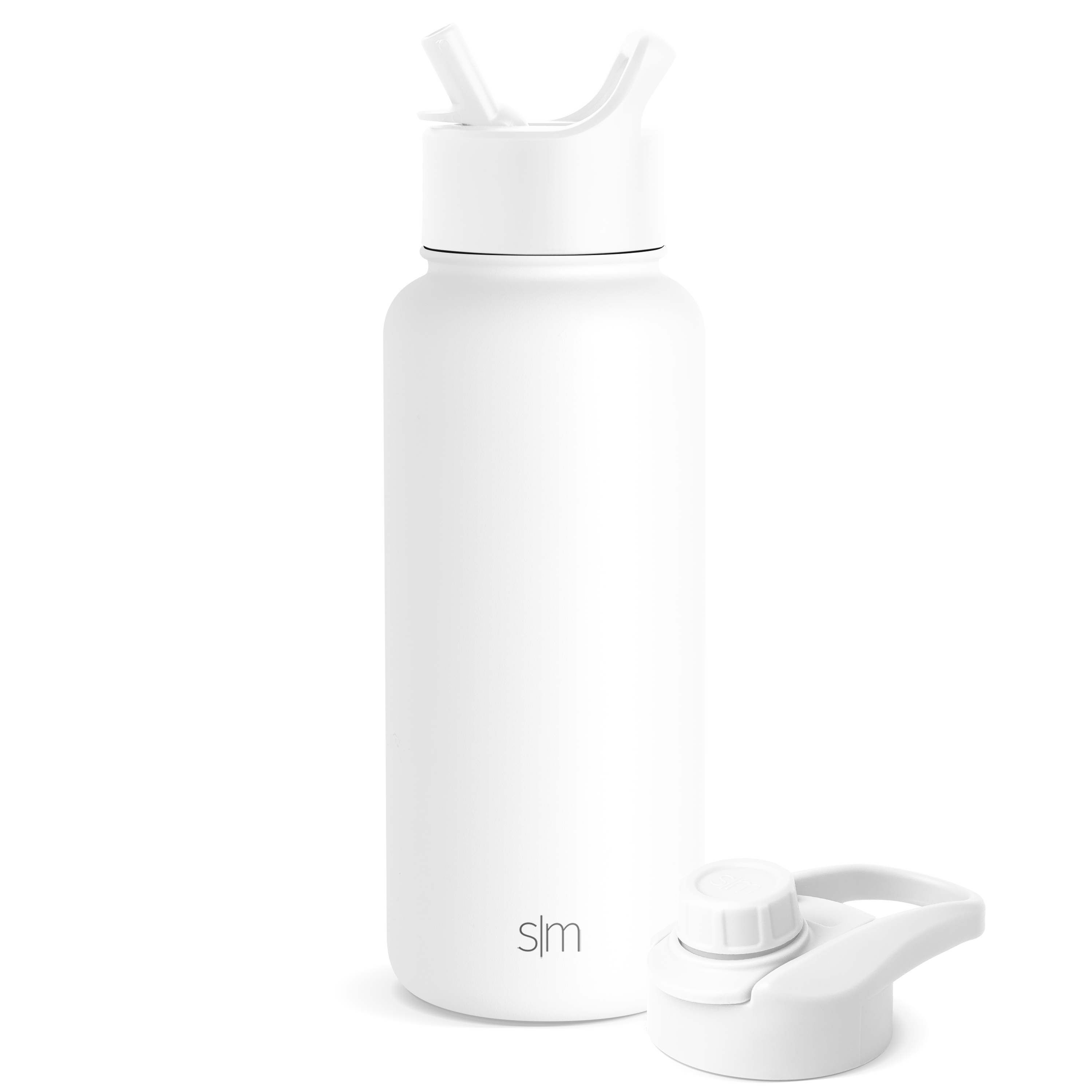 Summit Insulated Water Bottle with Straw & Chug Lid - 32oz Leakproof Stainless Steel Thermos for Gym, Hiking & Outdoor Activities