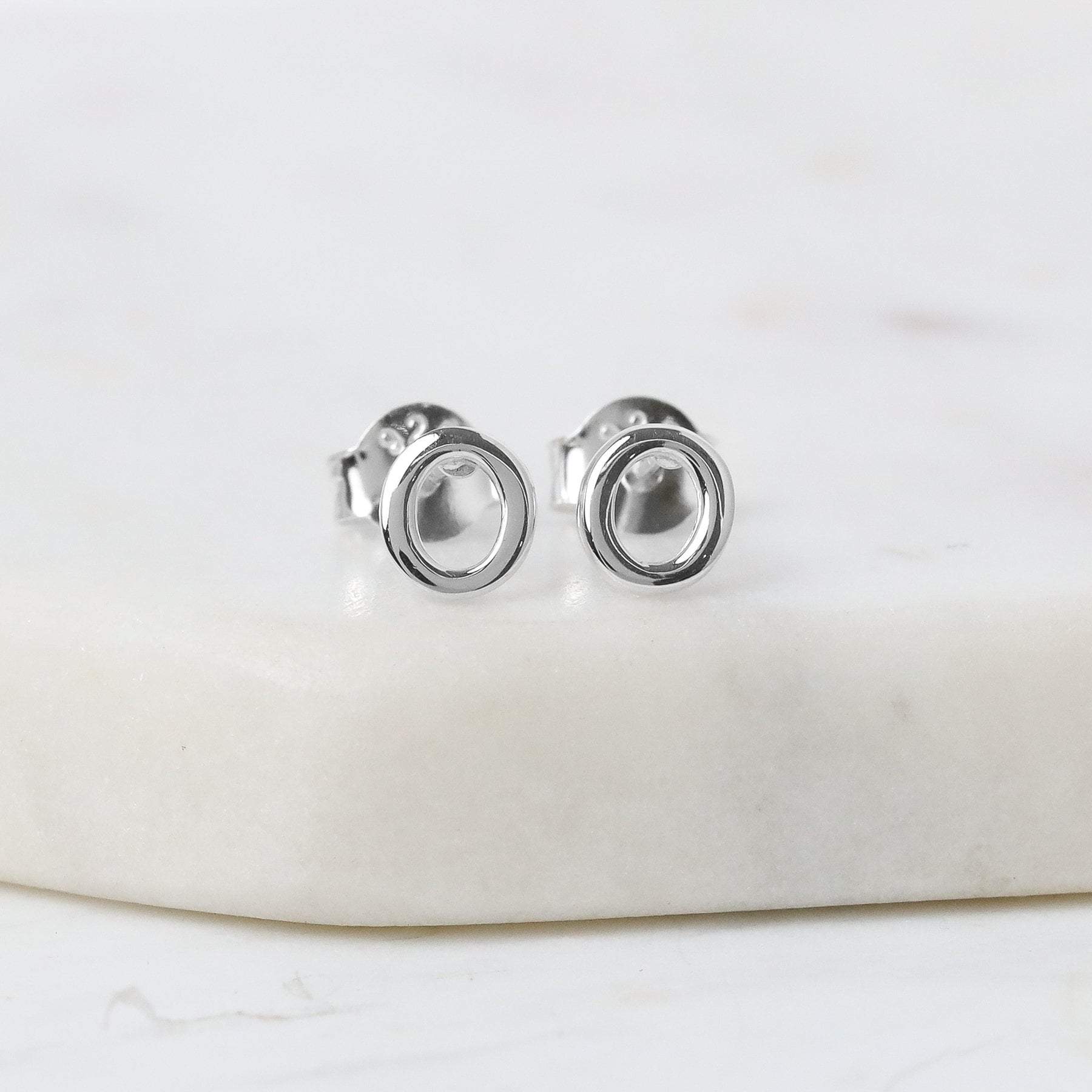 Alphabet Stud Earrings for Women - A-Z Letter Initials, Gold & Silver Plated, Hypoallergenic - Perfect for Gifts, Everyday Wear & Special Occasions