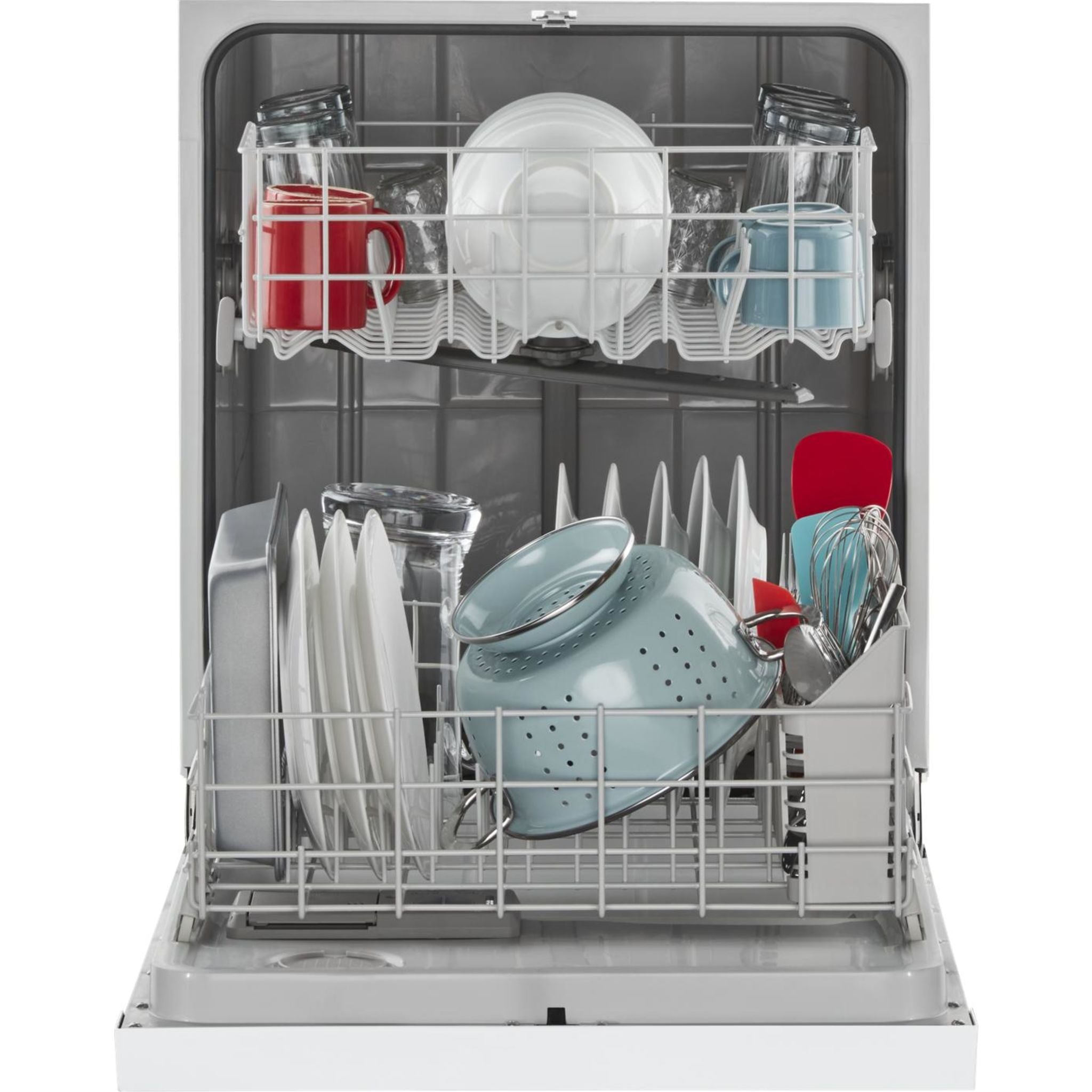 Amana ADB1400AMW 24 Inch Built-In Dishwasher - Energy Star Certified, 14 Place Settings, Quiet Operation, White - Perfect for Kitchens, Apartments, and Small Households