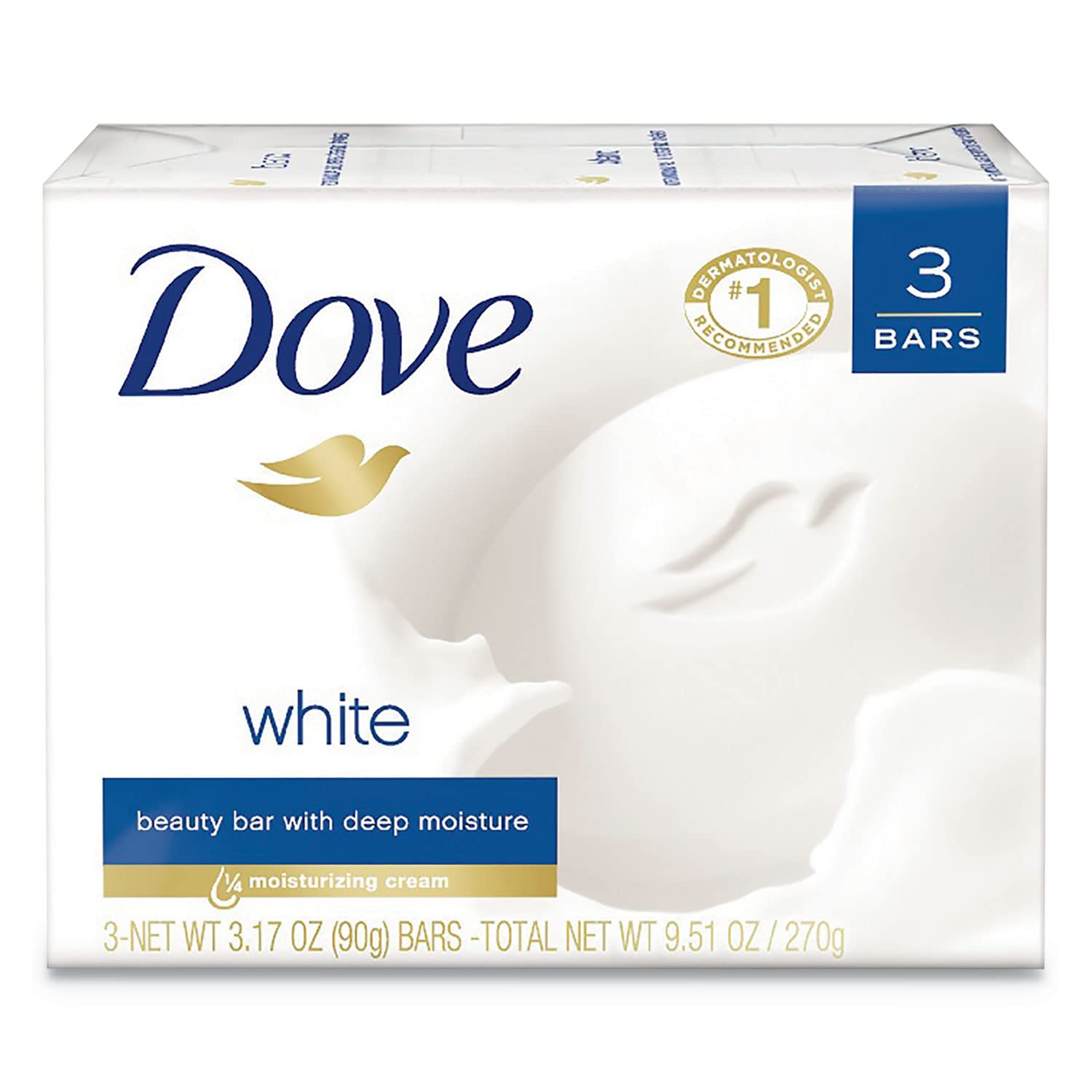 Dove 04090CT Bar Soap - Light Scent, 3.17 oz (12-Pack) | Gentle Cleansing for Sensitive Skin | Perfect for Daily Shower, Hand Washing & Travel