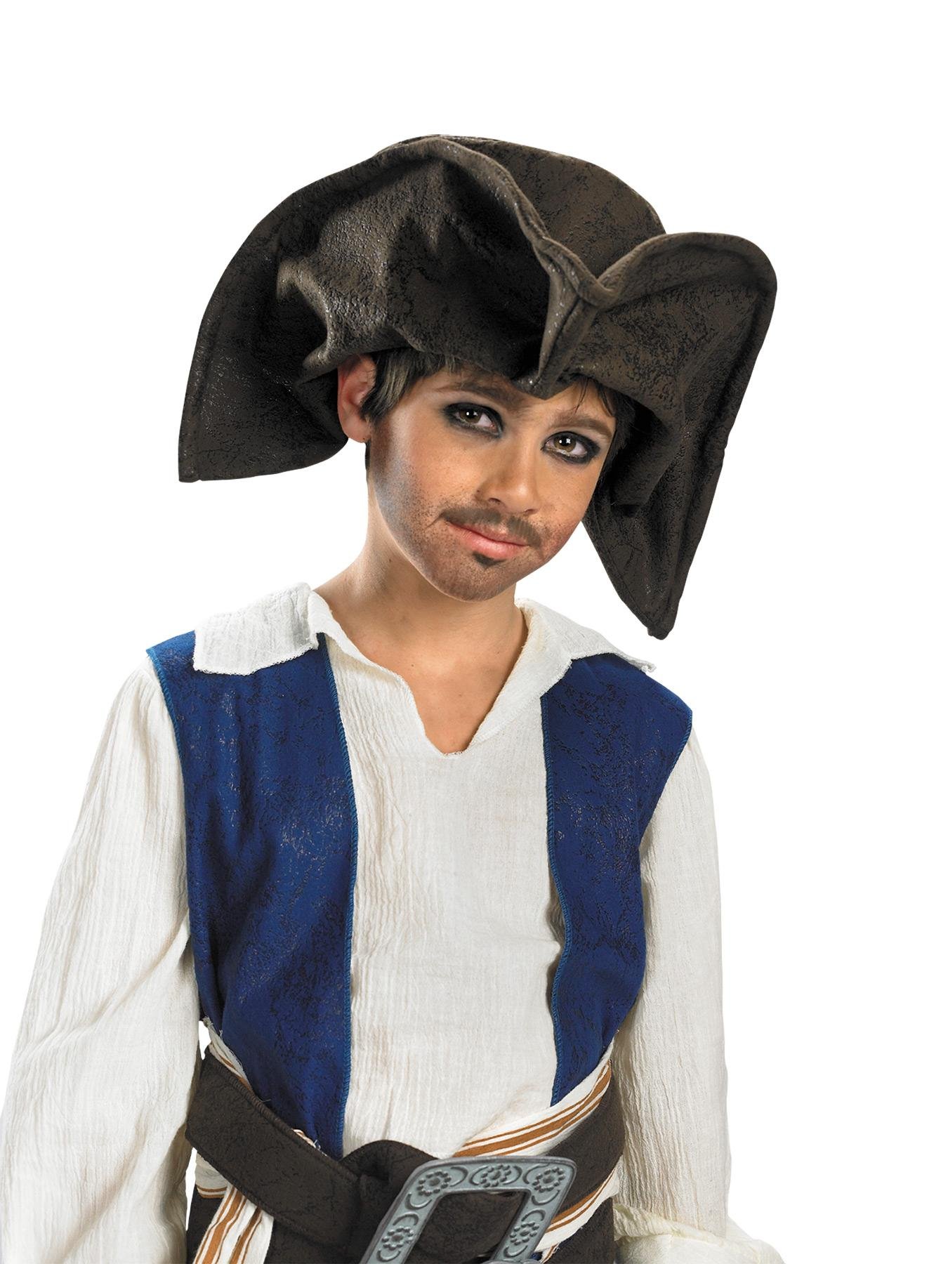Jack Sparrow Pirate Hat for Kids - One Size Costume Accessory | Halloween Dress Up, Cosplay, and Themed Parties
