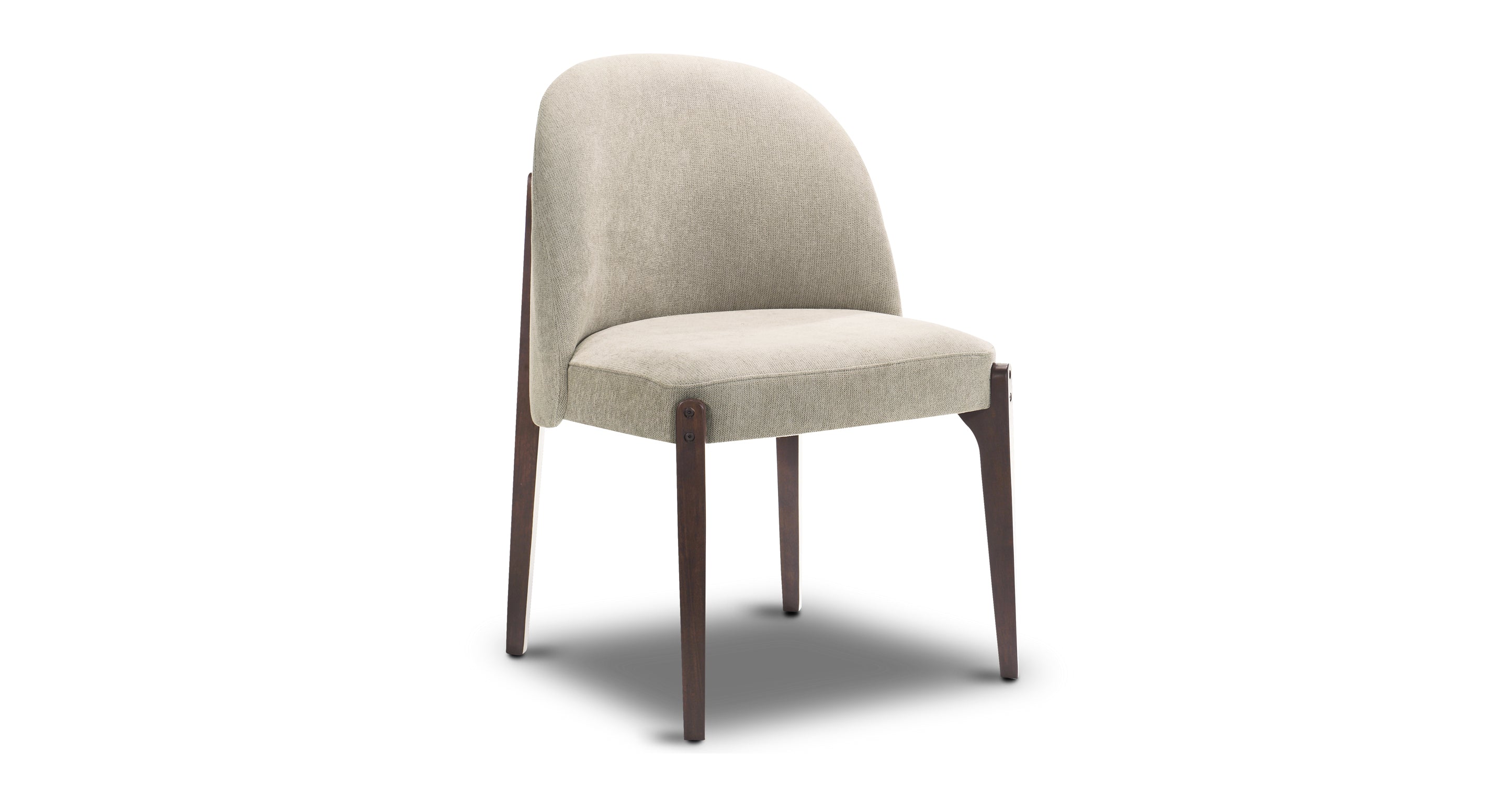 Pietta Modern Dining Chair - Sturdy Wooden Kitchen Chair with Comfortable Cushion for Home, Restaurant & Office Use