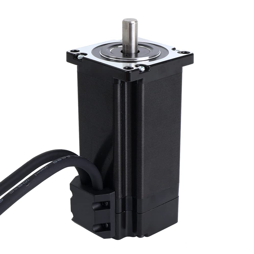 STEPPERONLINE Closed Loop Stepper Motor 1 Axis CNC Kit - 4.0Nm (566.56oz.in) NEMA 24 Motor & 0-8.0A 24-48VDC Driver CL57T V4.1 - Perfect for CNC Machines, 3D Printers & Industrial Automation