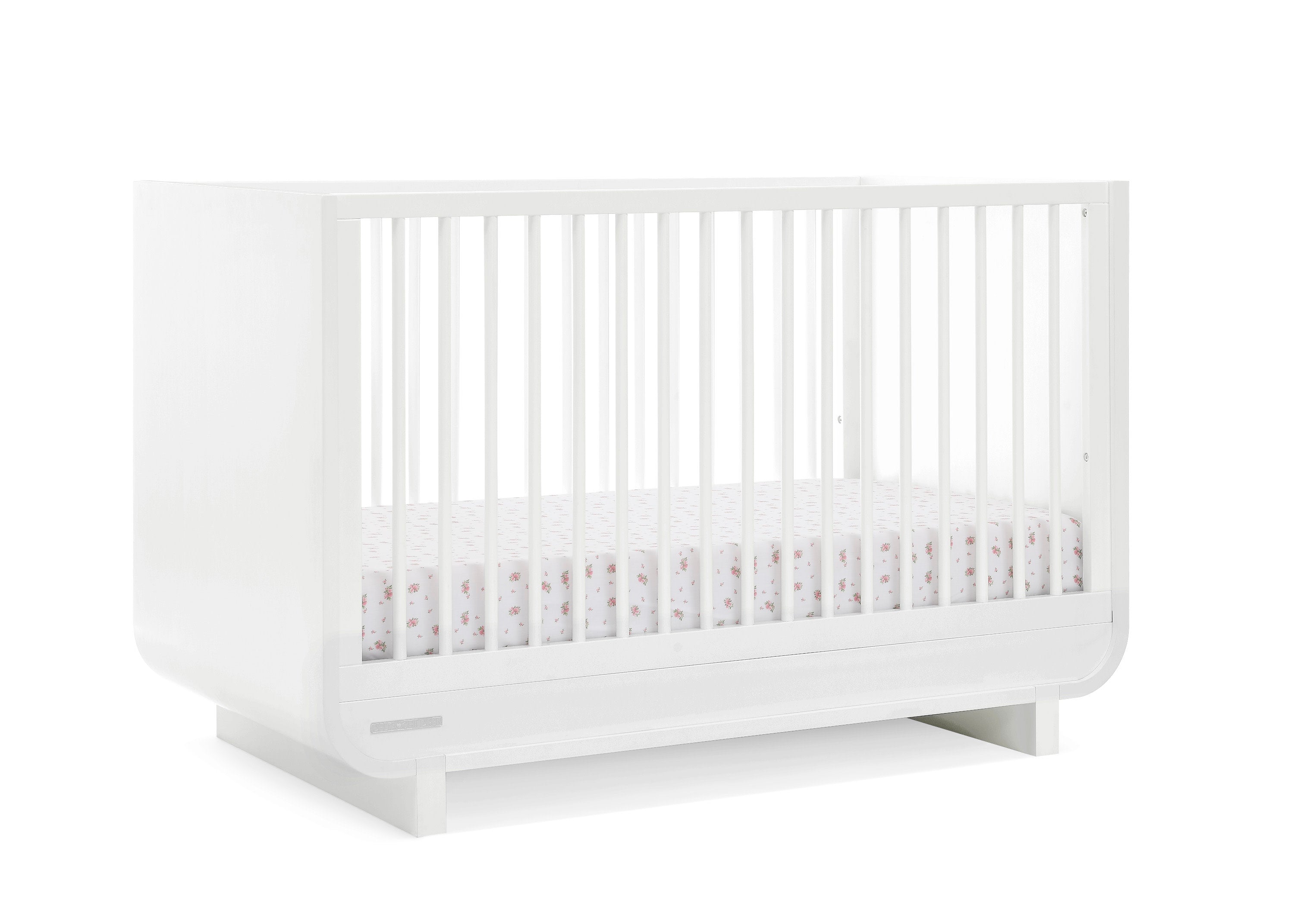 Rhodes 4-in-1 Convertible Baby Crib - Toddler Bed, Daybed & Full-Size Bed - Safe & Stylish Nursery Furniture for Newborn to Adult - Perfect for Baby Rooms, Daycare Centers & Guest Bedrooms