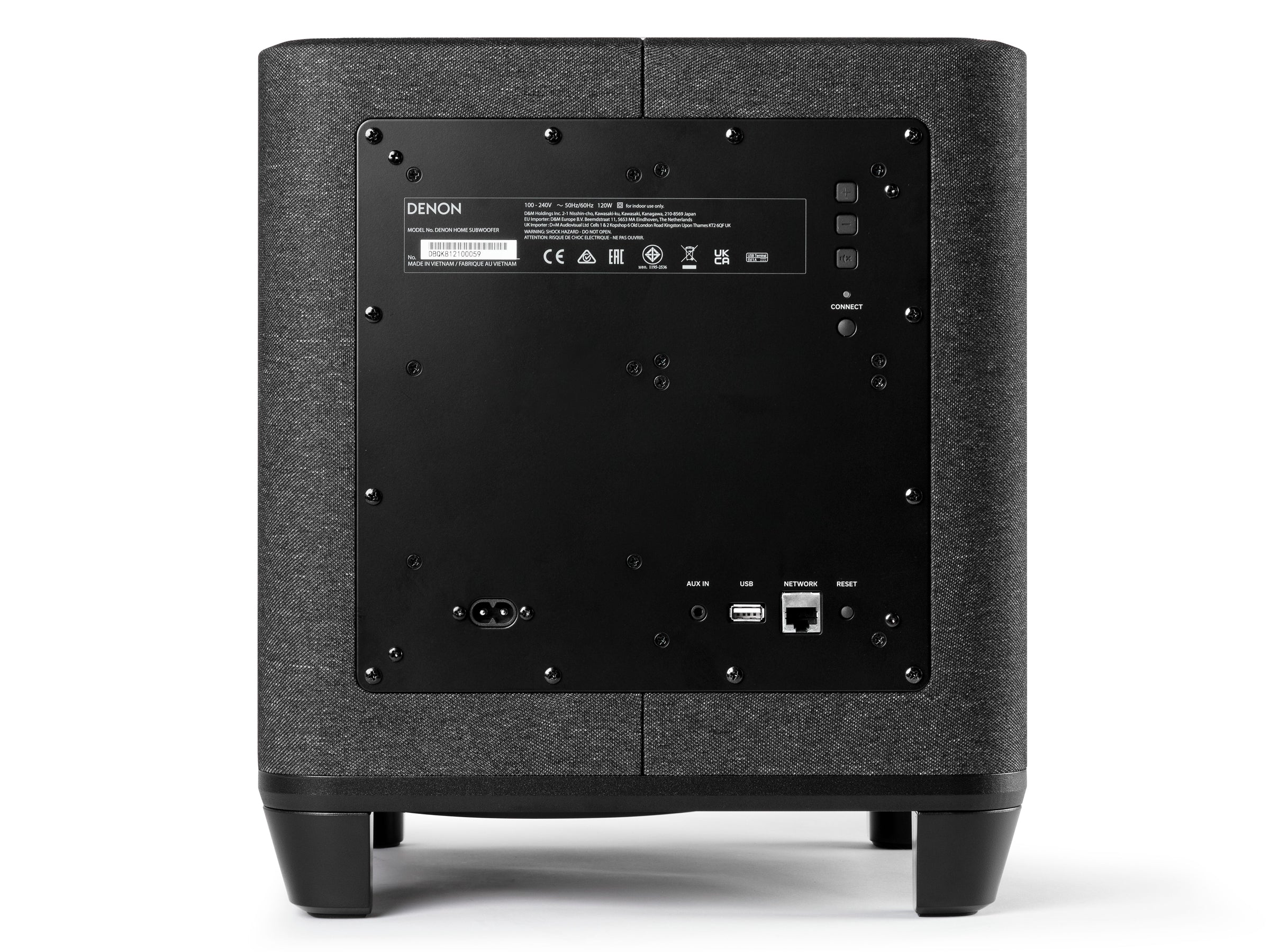 Denon Home Wireless Subwoofer - Powerful Bass for Home Theater & Music - Perfect for Movies, Gaming & Party Sound Systems