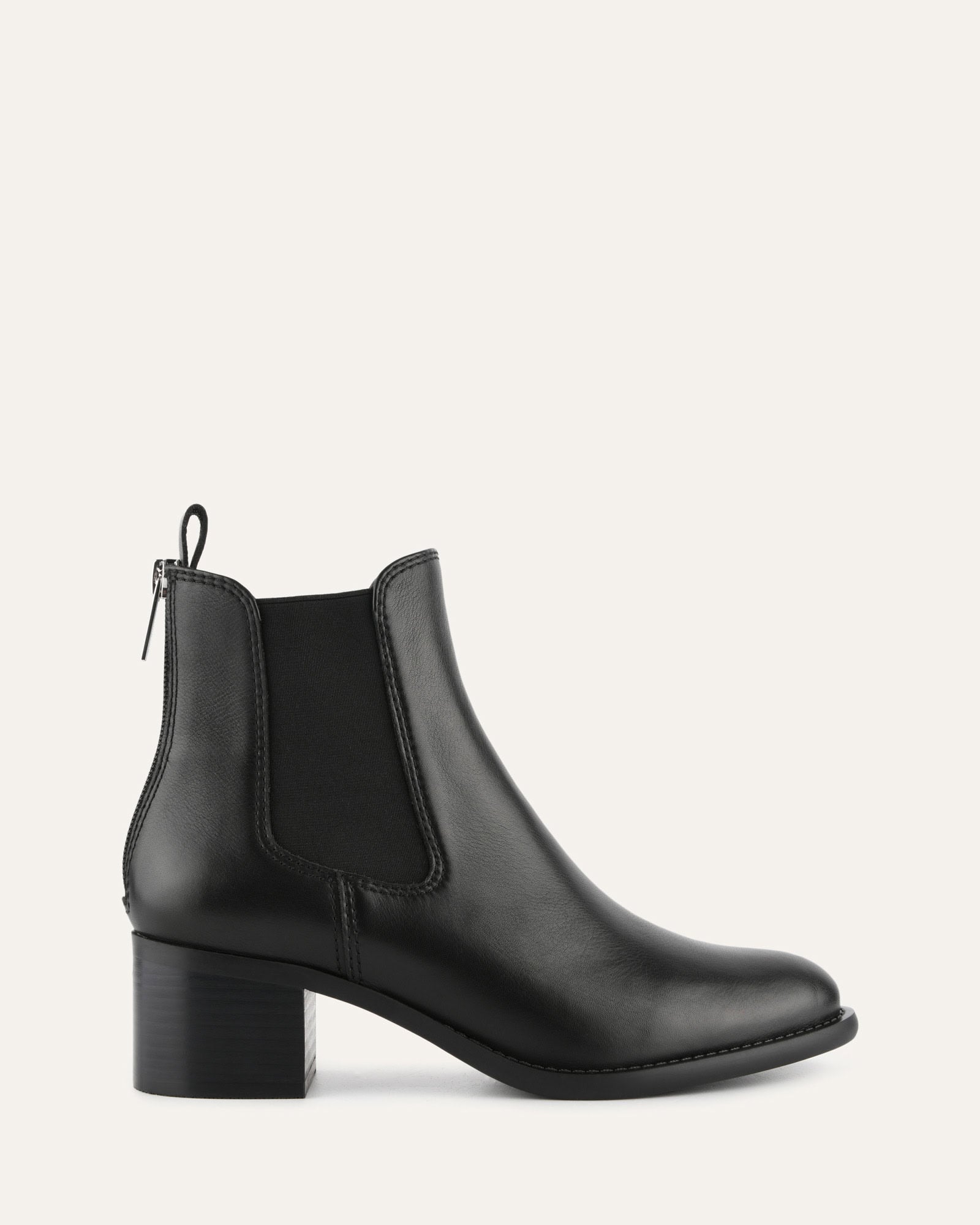Lucas Black Leather Mid Ankle Boots for Women - Comfortable & Stylish Footwear for Casual Outings, Work & Everyday Wear