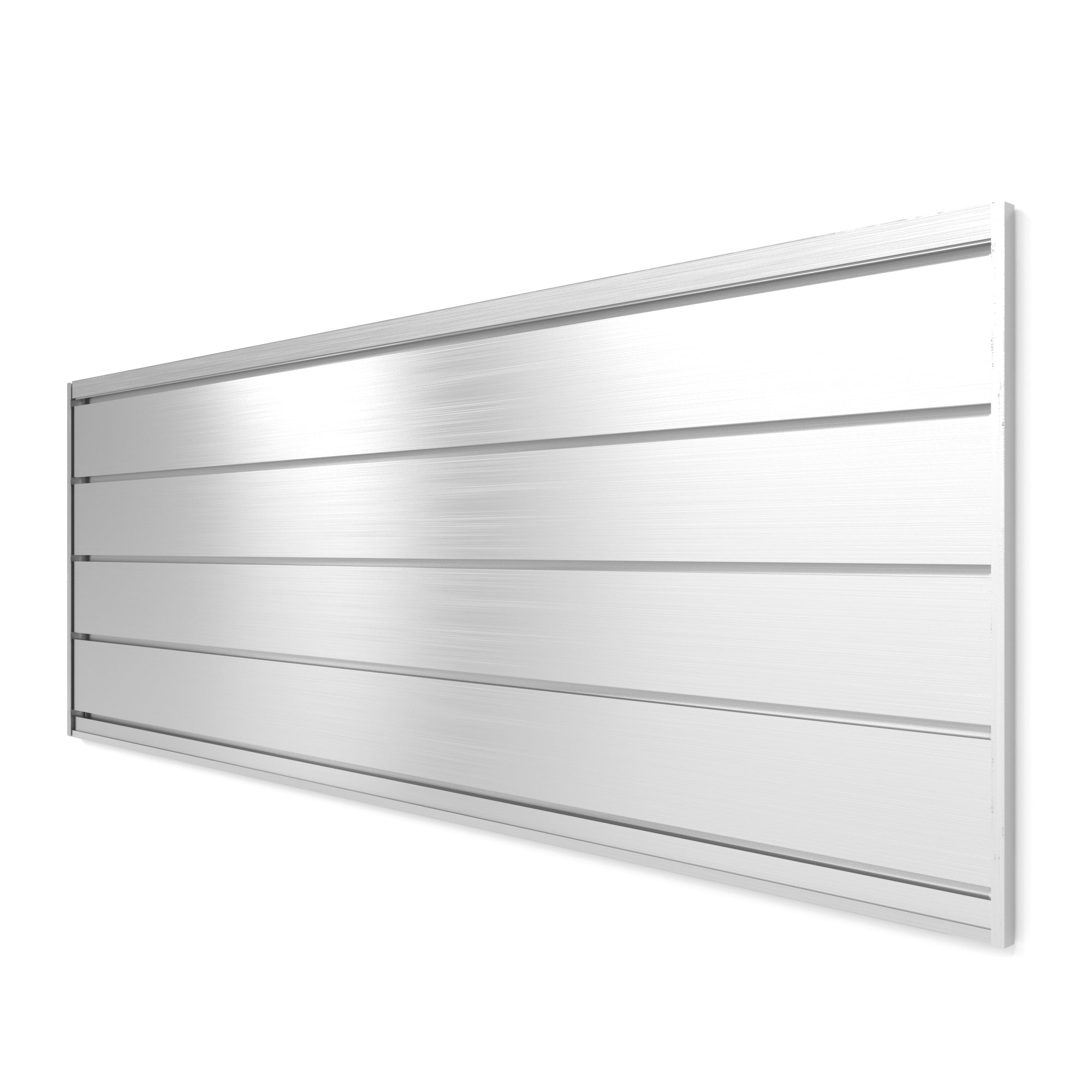 60 Inch Aluminum Slatwall Backsplash Panel - Rustproof & Easy to Install - Perfect for Retail Stores, Garages & Home Organization - Great for Displaying Tools, Accessories & Merchandise