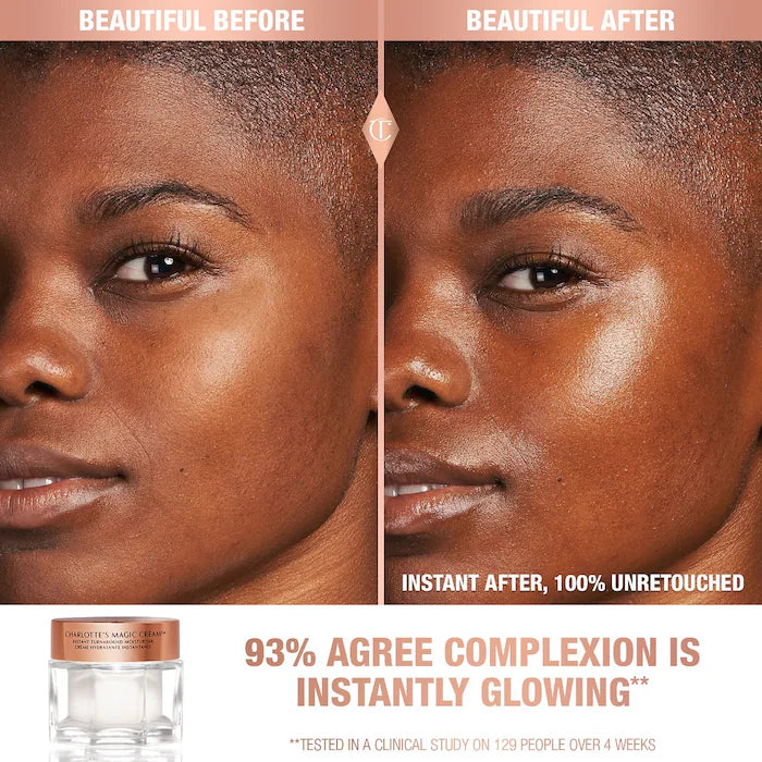 Charlotte Tilbury Magic Cream™ Anti-Aging Hyaluronic Acid Face Cream - Hydrating & Plumping Moisturizer for Wrinkles & Fine Lines - Perfect for Daily Skincare Routine & Nighttime Use