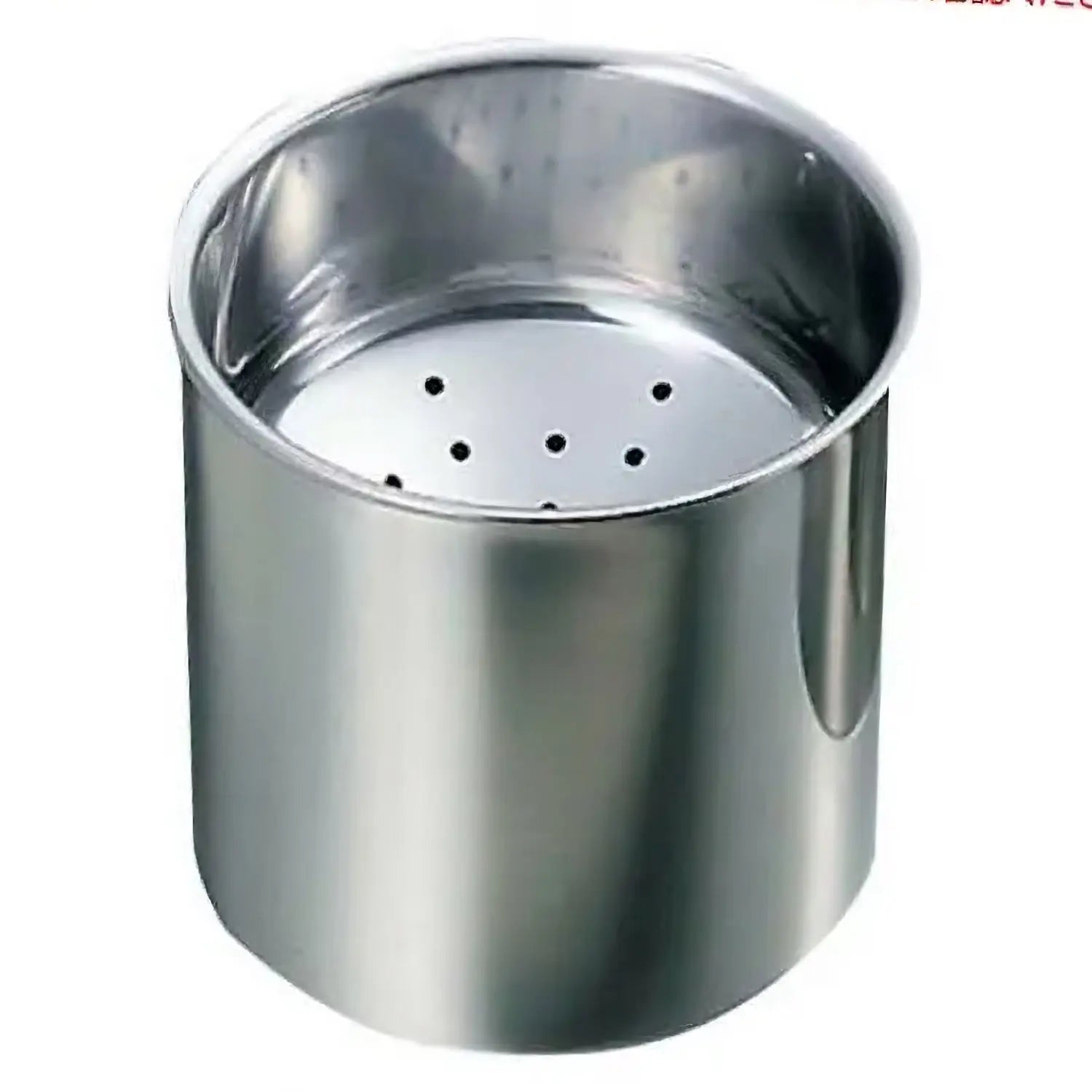 EBM Premium Stainless Steel Tempura Oil Filter Pot - Professional Deep Fry Oil Strainer for Home & Restaurant Use - Perfect for Frying, Cooking, and Filtering Used Oil