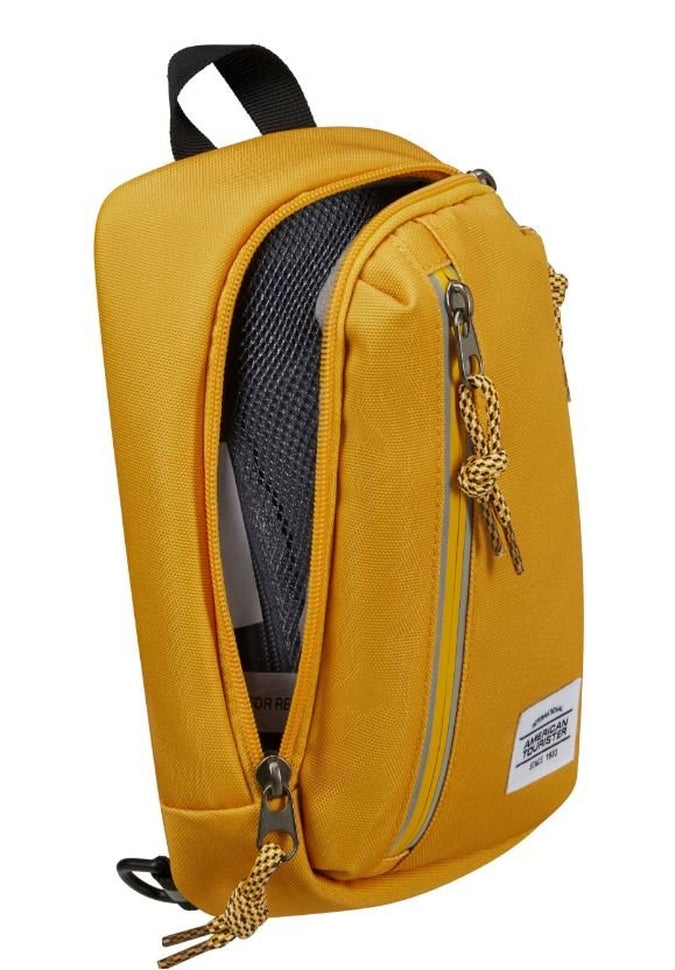 American Tourister Brightup Sling Bag - Lightweight Crossbody Travel Bag for Men & Women, Water-Resistant Shoulder Bag with Multiple Pockets - Perfect for Commuting, Travel & Daily Use