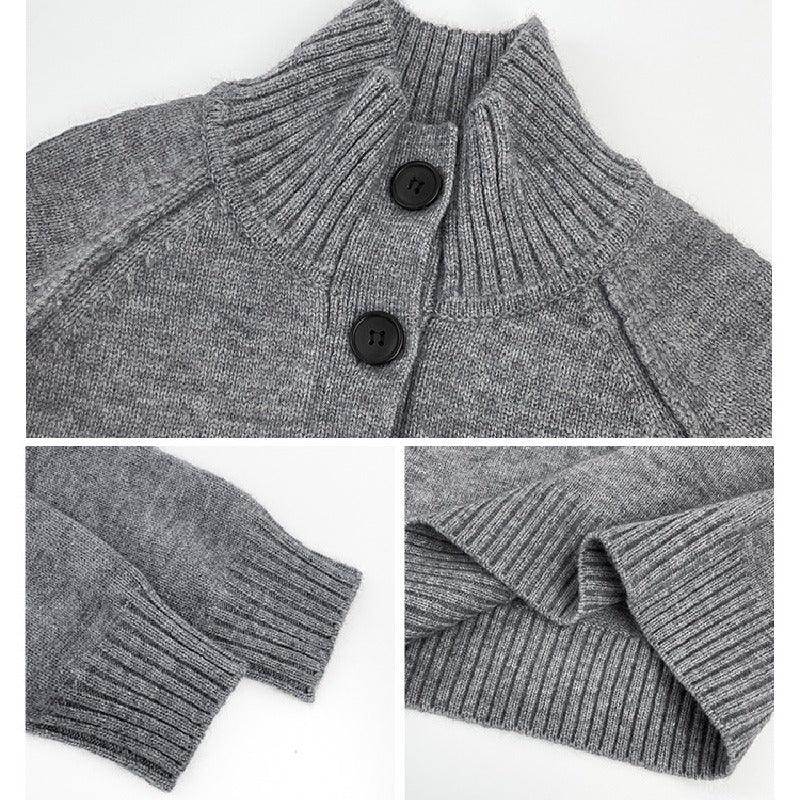 Women's Half Turtleneck Sweater - Soft Knit Pullover Top for Fall & Winter - Casual Office Wear & Weekend Outfits