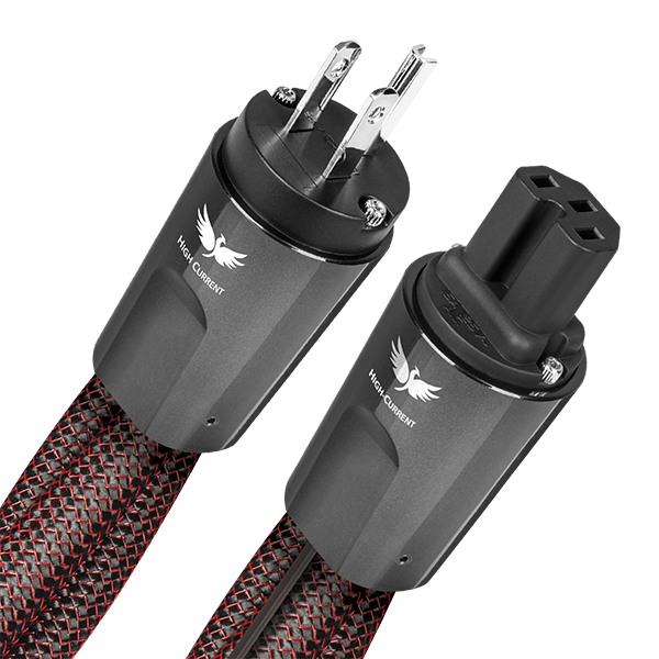 AudioQuest FireBird High Current Power Cable - Premium Audio Power Cord for Home Theater & Hi-Fi Systems - Perfect for Audiophiles & Music Enthusiasts