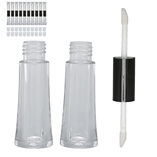 Refillable Lip Gloss Containers & Lipstick Tubes - 4ml Lightweight Empty Bottles with Silicone Covers for DIY Makeup, Lip Glaze, Lip Balm - Perfect for Home Beauty Kits, Travel & Professional Makeup Artists