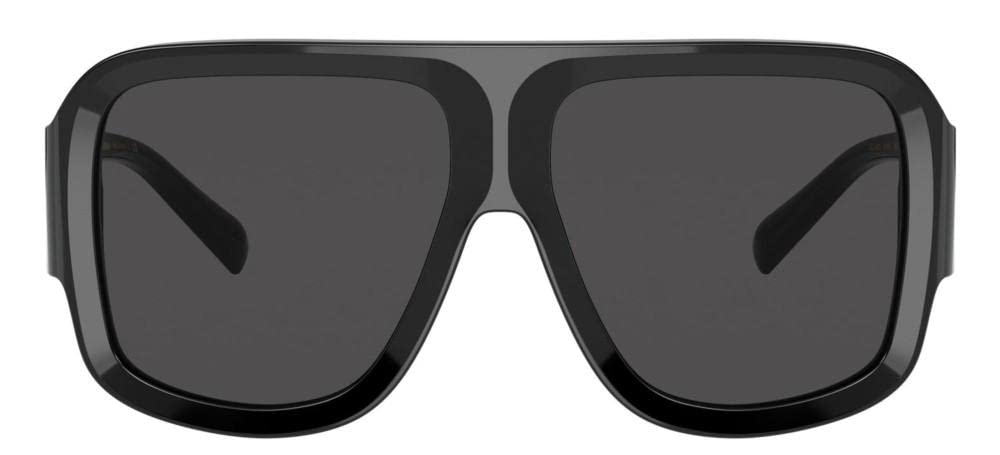 Dolce & Gabbana DG 4401 501/87 Black Polarized Sunglasses for Men & Women - UV Protection, Fashion Luxury Shades for Driving, Beach & Outdoor Activities