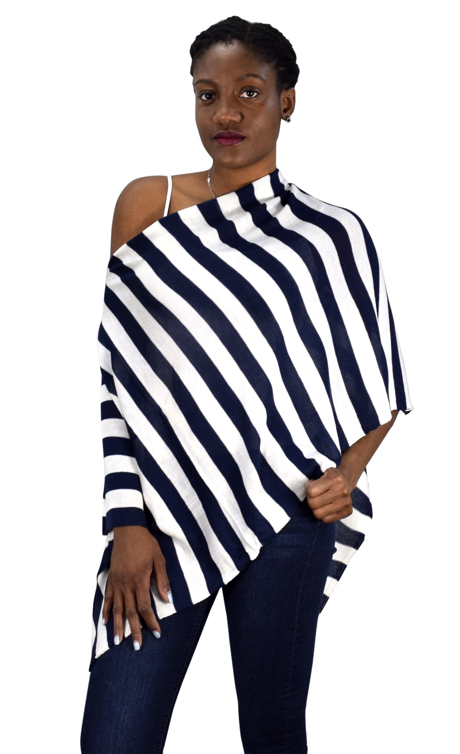 Women's Lightweight Summer Poncho Cardigan - Soft Beach Cover Up for Women, Breezy Loose Knit Shawl Wrap for Vacation, Poolside, Yoga & Outdoor Activities