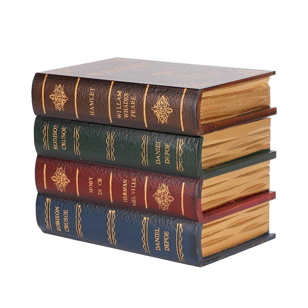 Vintage Book-Shaped Jewelry Storage Box - Brass Retro Jewelry Holder & Decorative Organizer for Necklaces, Rings & Earrings - Perfect for Home Decor, Gift Giving & Vintage Style Lovers