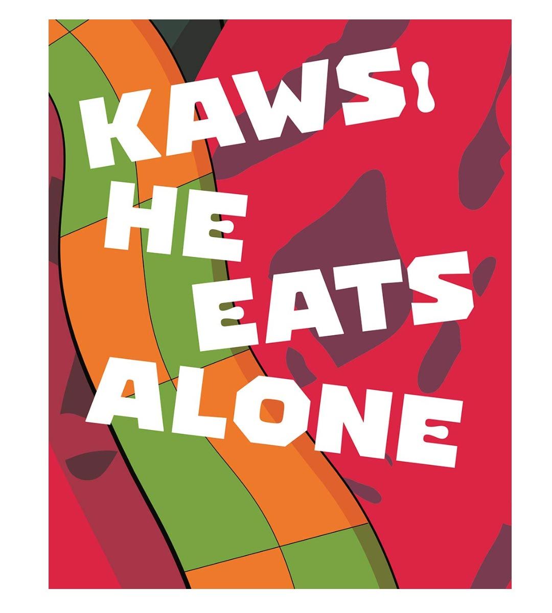 KAWS He Eats Alone Companion Figure - Limited Edition Vinyl Art Toy for Collectors & Home Decor | Perfect for Display in Living Rooms, Offices & Gifts
