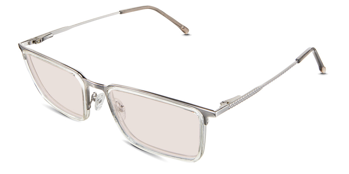 Zayn Men's Prescription Tinted Glasses - Blue Light Blocking & UV Protection for Work, Gaming & Reading