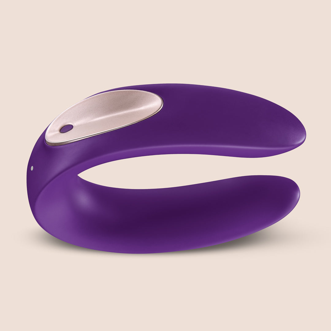 Satisfyer Double Plus Remote - Rechargeable Dual Stimulation Vibrator for Vaginal & Clitoral Pleasure | Wireless App Control | Perfect for Couples Play & Solo Intimate Moments