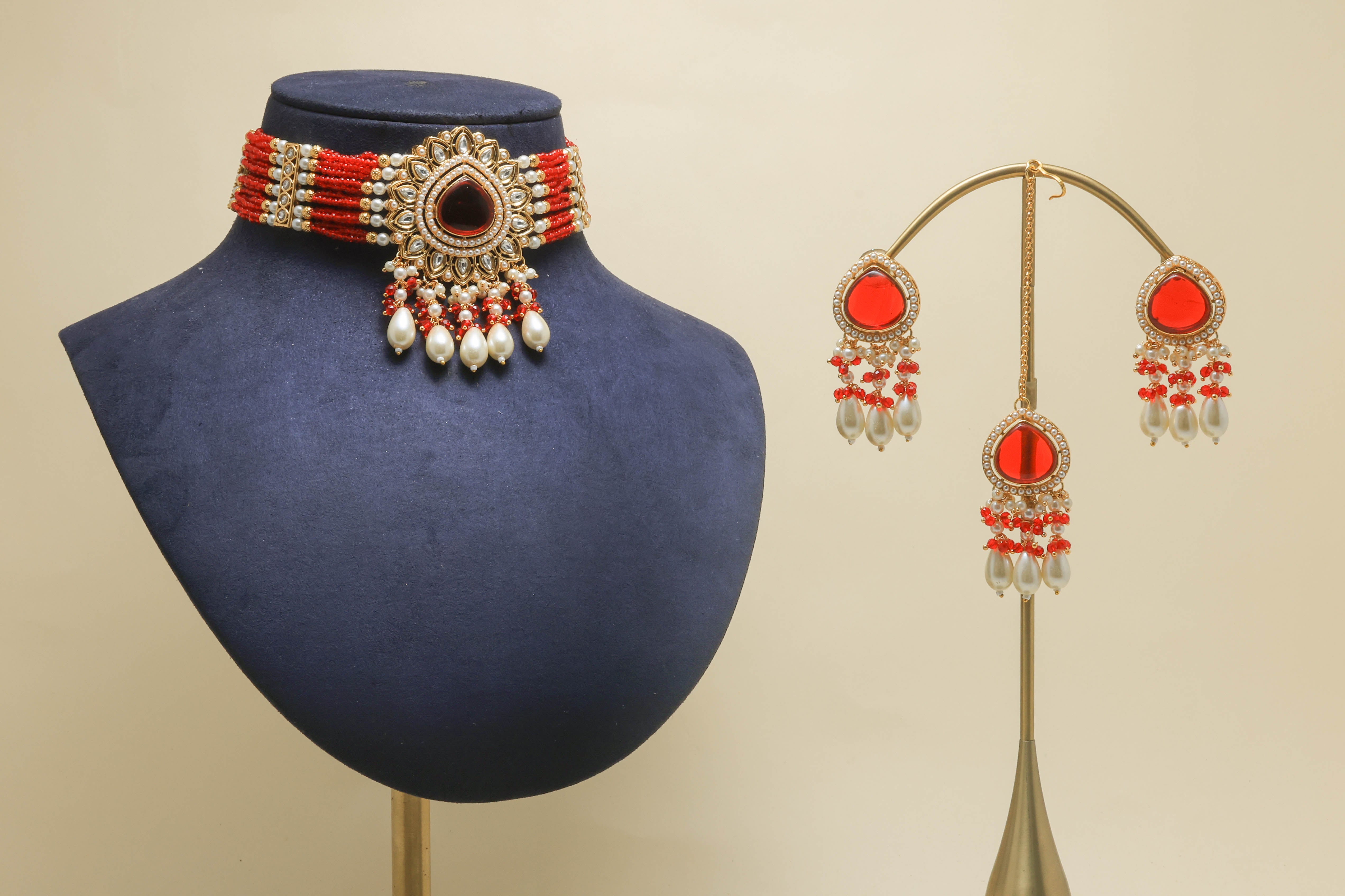 VARIKA STONE Full Set - Natural Gemstone Jewelry Collection for Women | Perfect for Gifts, Parties & Everyday Wear