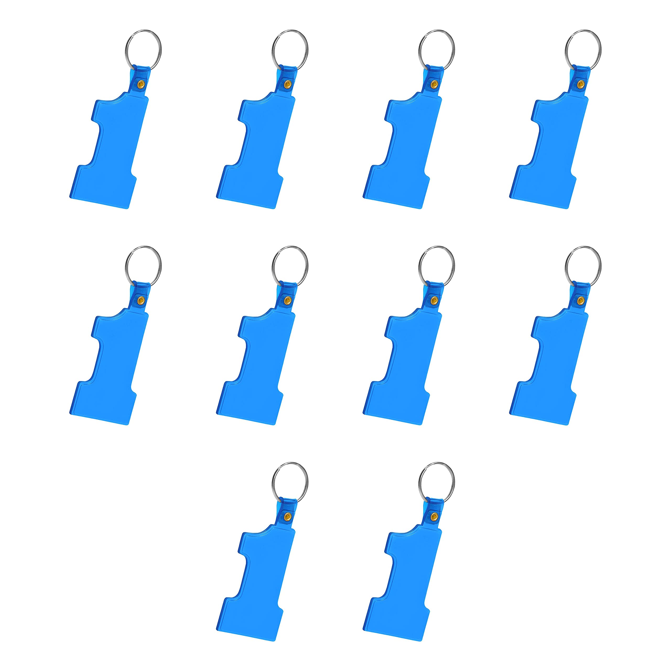 Number 1 Soft Keychains - Cute & Durable Key Accessories for Bags, Gifts, and Everyday Use