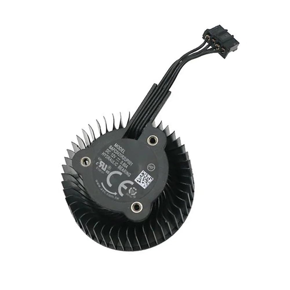 RTX A2000 37mm Replacement Cooling Fan - BAPC0420R2UP001 Quiet Graphics Card Fan for PC Gaming & Workstation Cooling