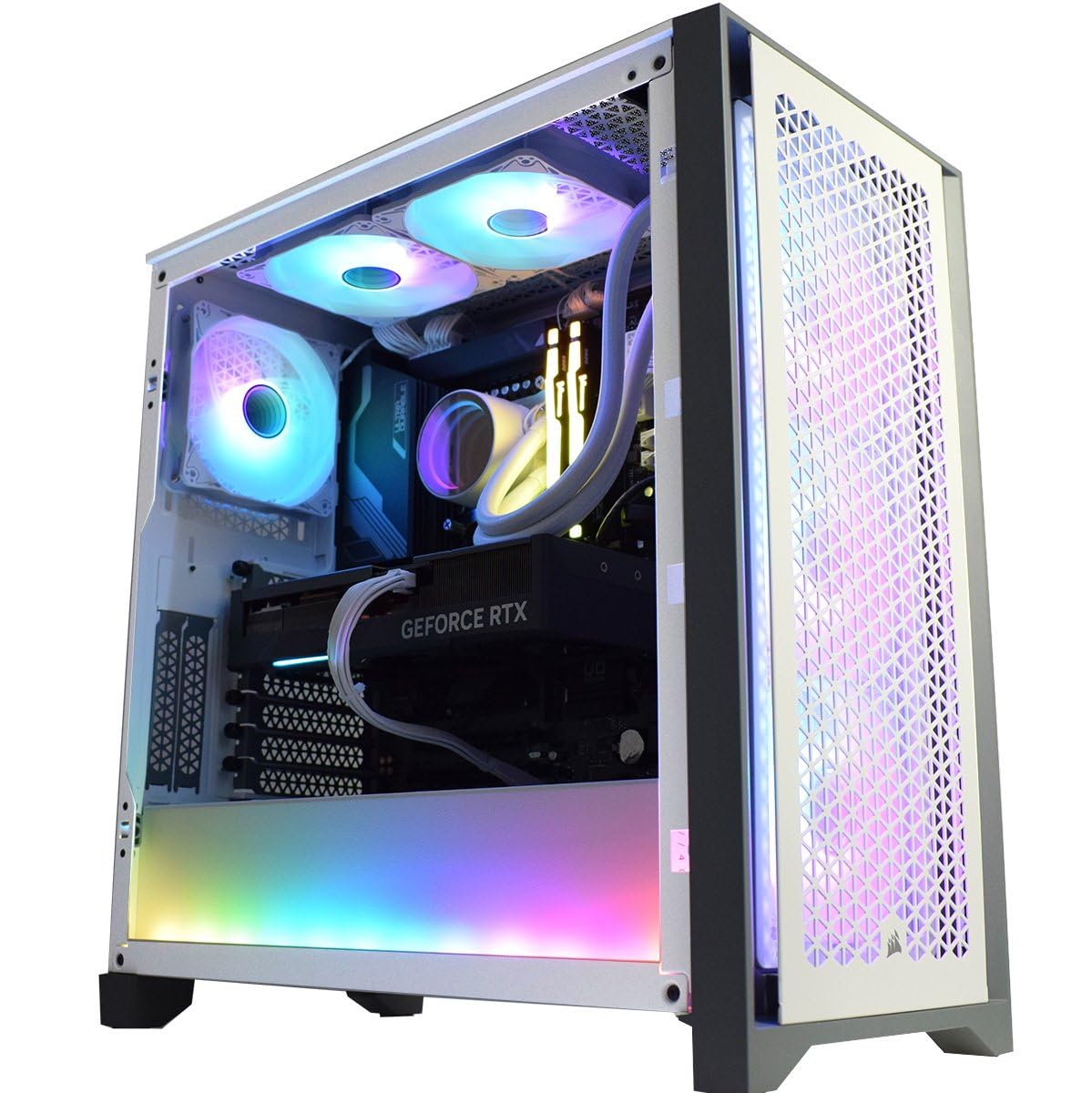 Ginger6 Gaming PC Desktop 14ZI65R-6WX - Intel Core i9 14900F Processor, AMD Radeon RX 7600 8GB GDDR6 GPU, 1TB NVMe SSD, 16GB DDR5 RAM, Z790 Motherboard, WiFi 6E, Liquid Cooling, Windows 10 Home - Perfect for 4K Gaming, Streaming & VR